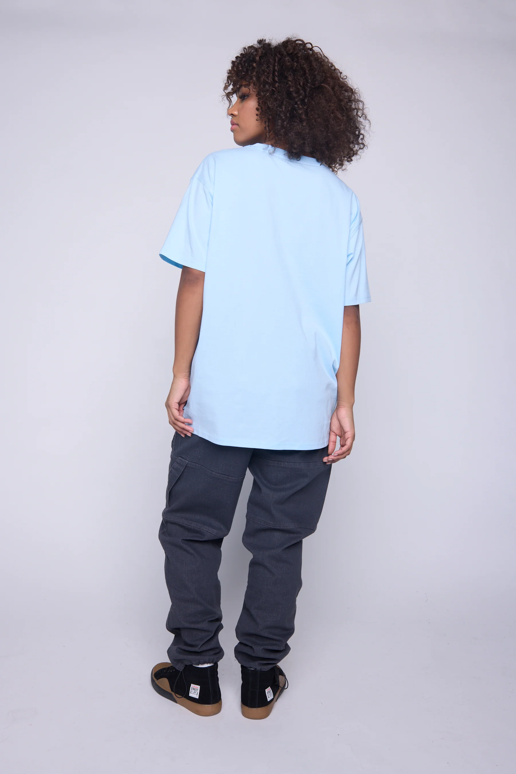 80's Retro T-Shirt - Blue Cloud - Image 2