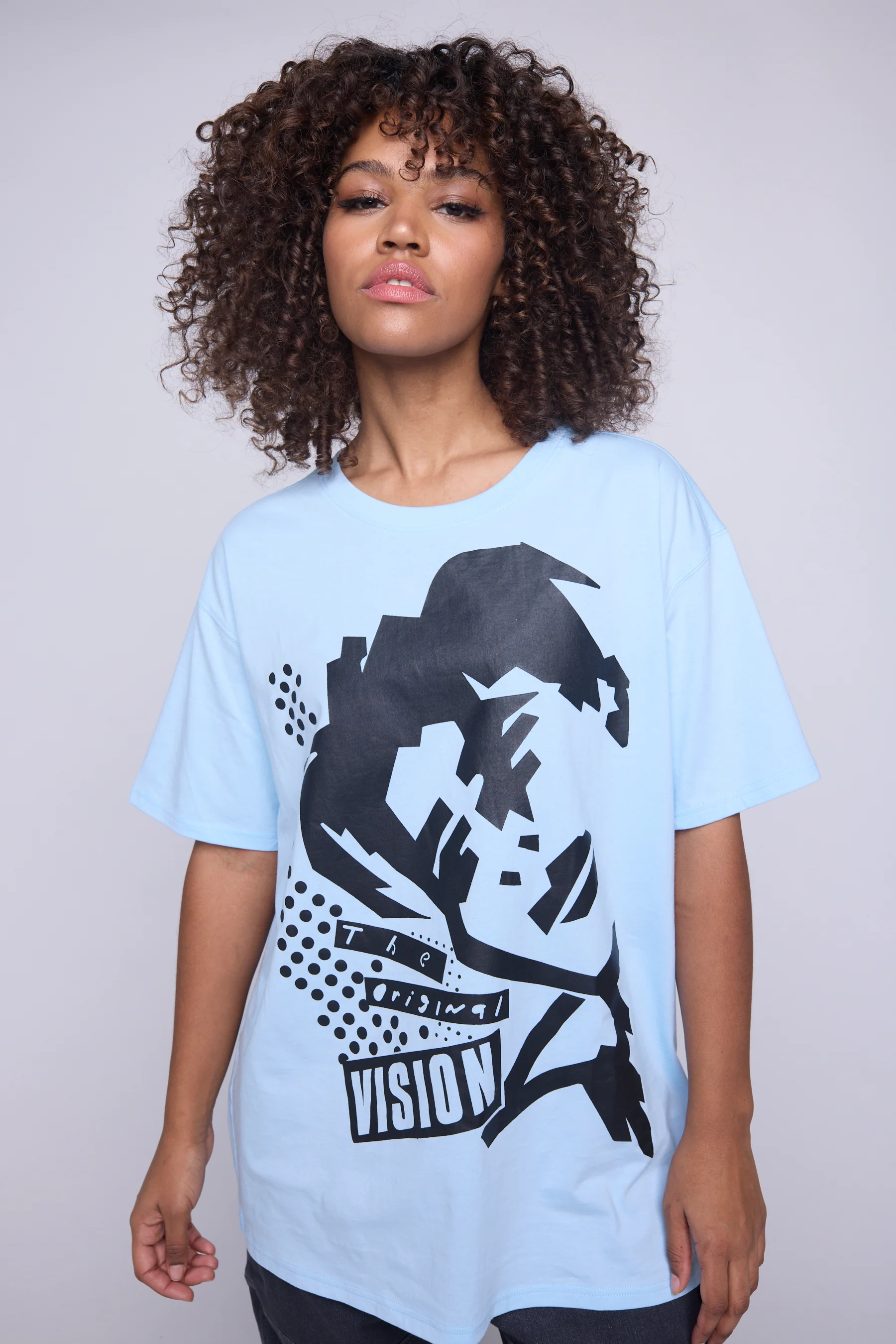 80's Retro T-Shirt - Blue Cloud - Image 4