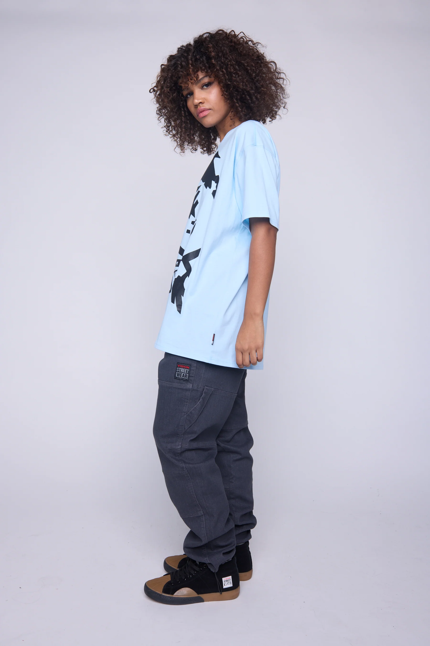 80's Retro T-Shirt - Blue Cloud - Image 6
