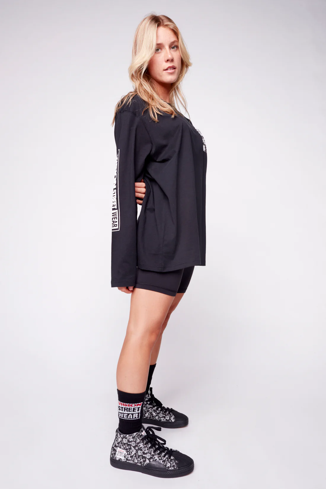 AOP Patch Pocket T-Shirt - Black - Image 3