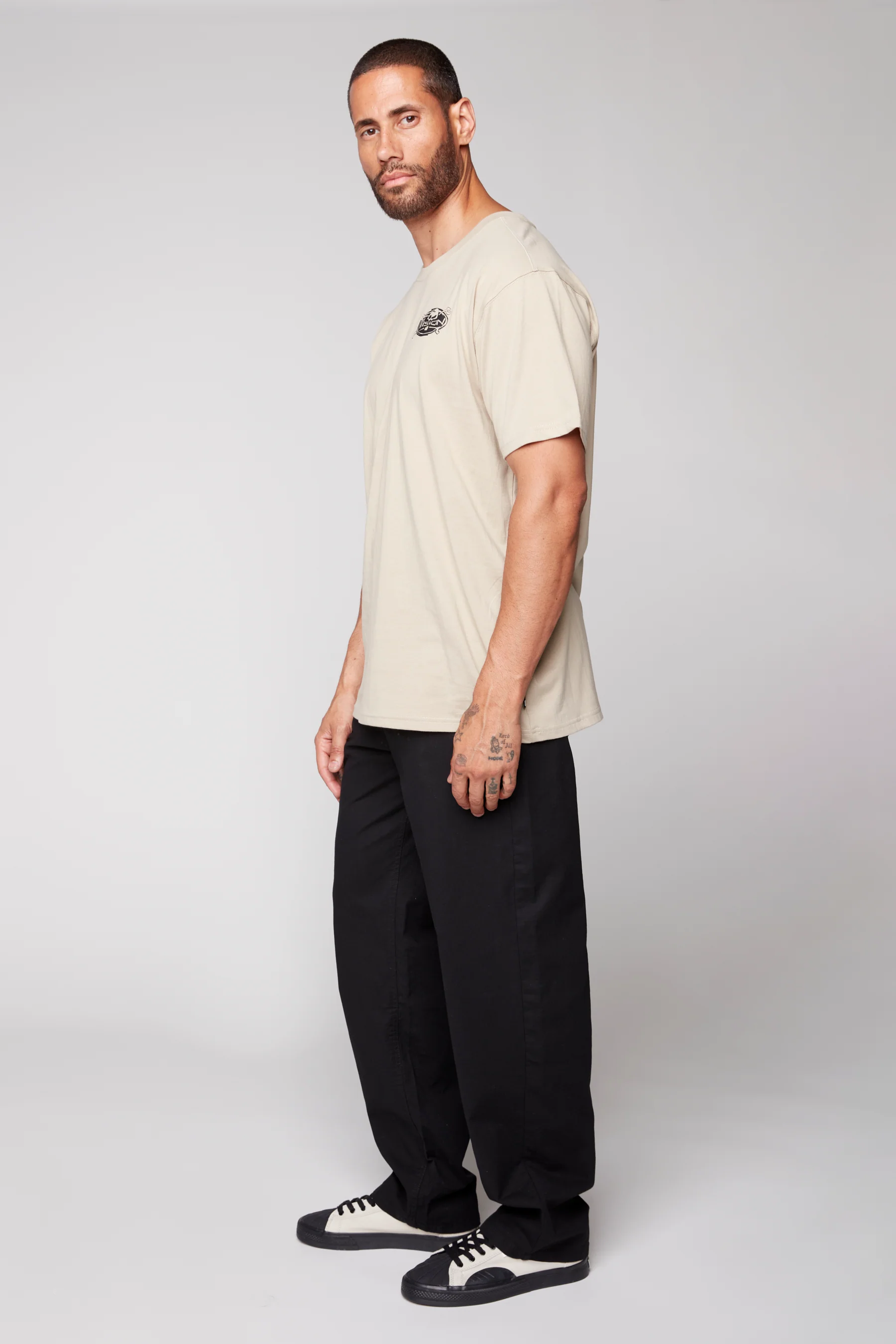 BOYCHIK - 5 Pocket Loose Fit Pant - Black Ripstop - Image 3