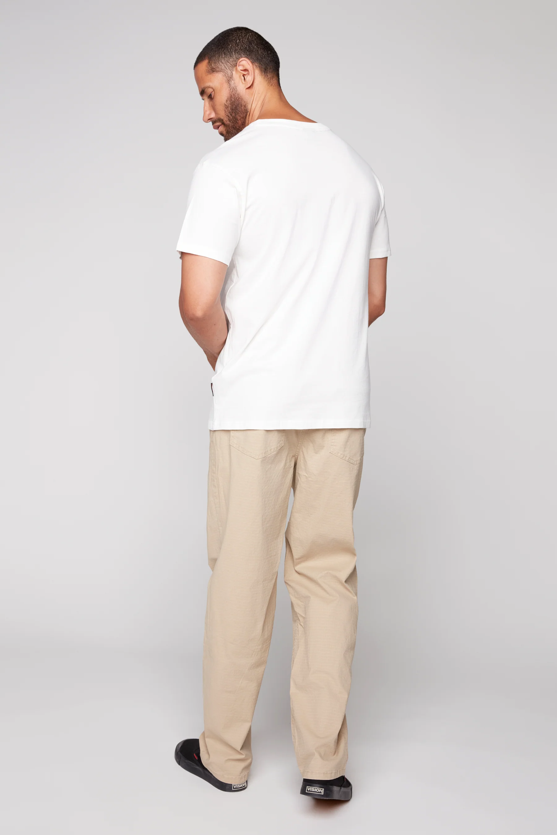 BOYCHIK - 5 Pocket Loose Fit Pant - Tan Ripstop - Image 2