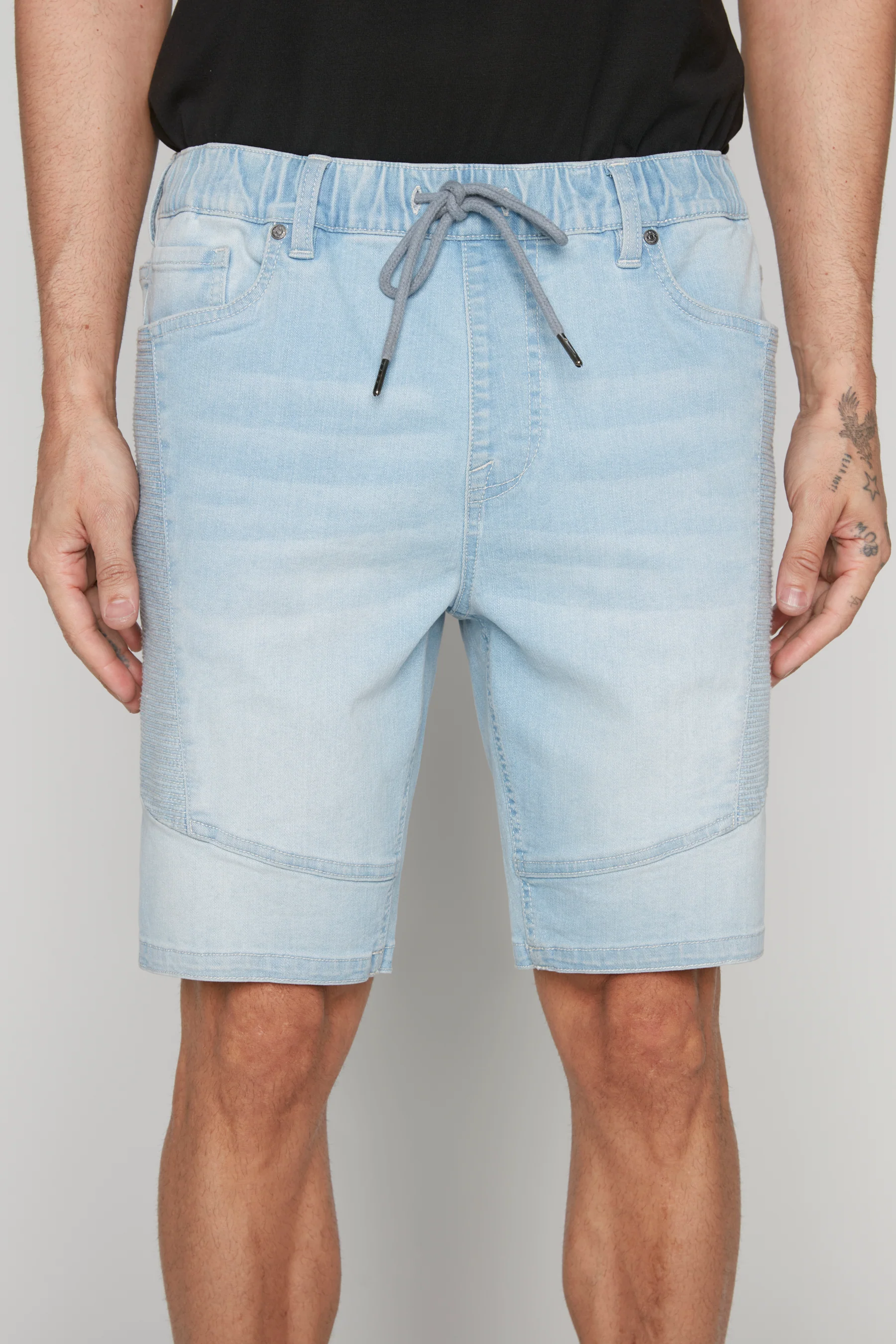 CASH - Mens Ripstop Moto Stitch Short - Icy - Image 4