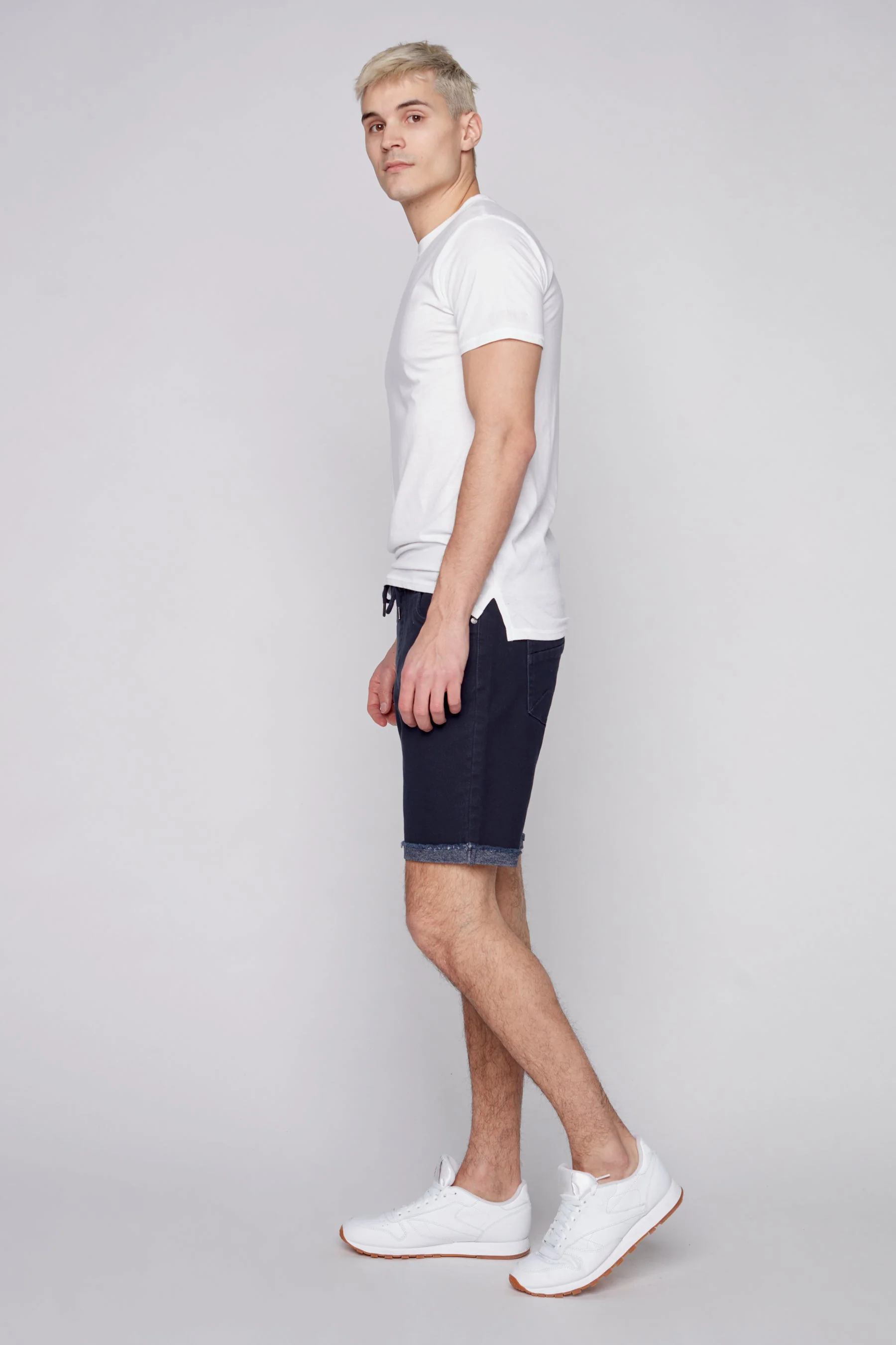 CASH - Mens Ripstop Moto Stitch Short - Navy - Image 2