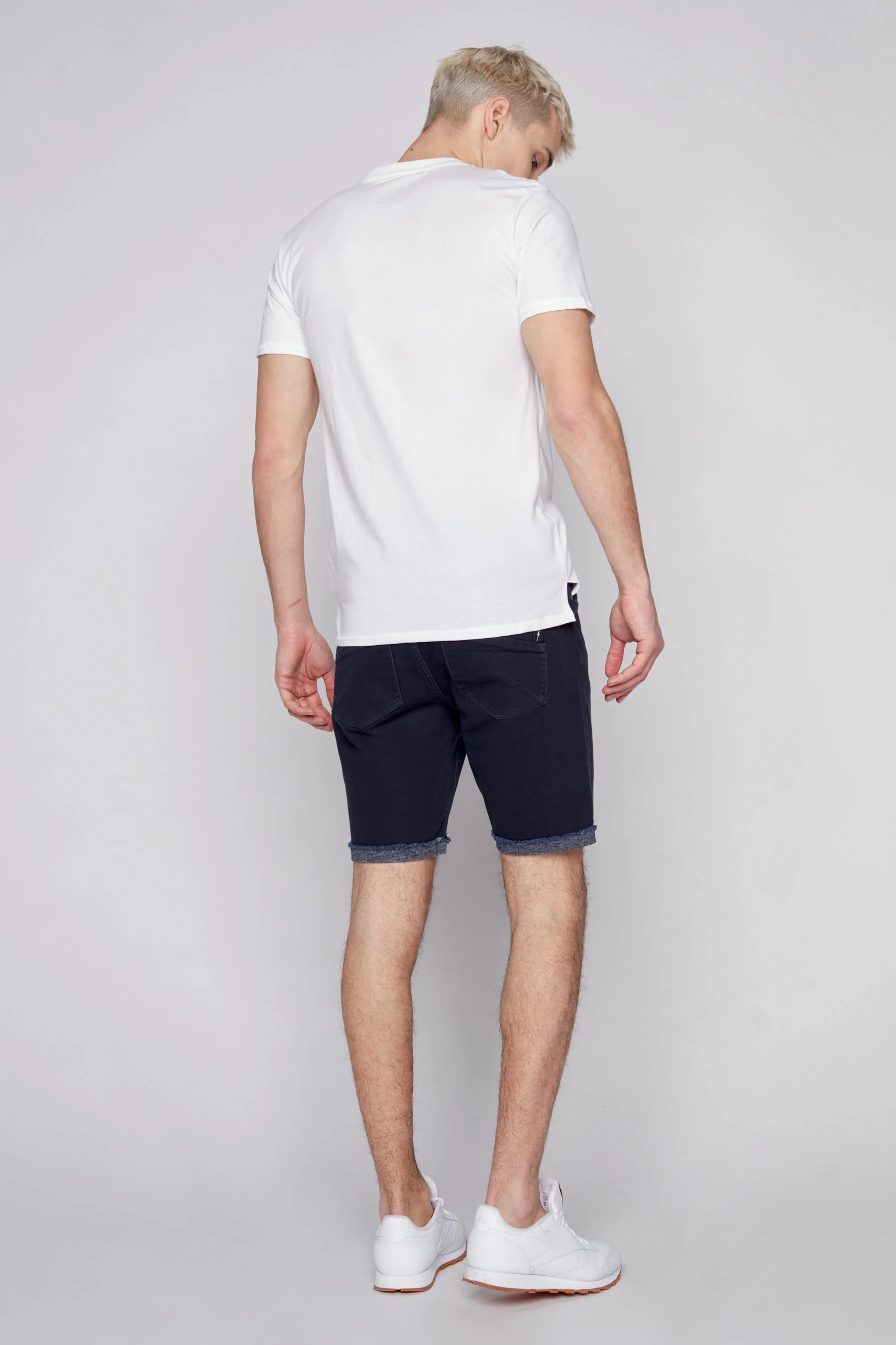 CASH - Mens Ripstop Moto Stitch Short - Navy - Image 3