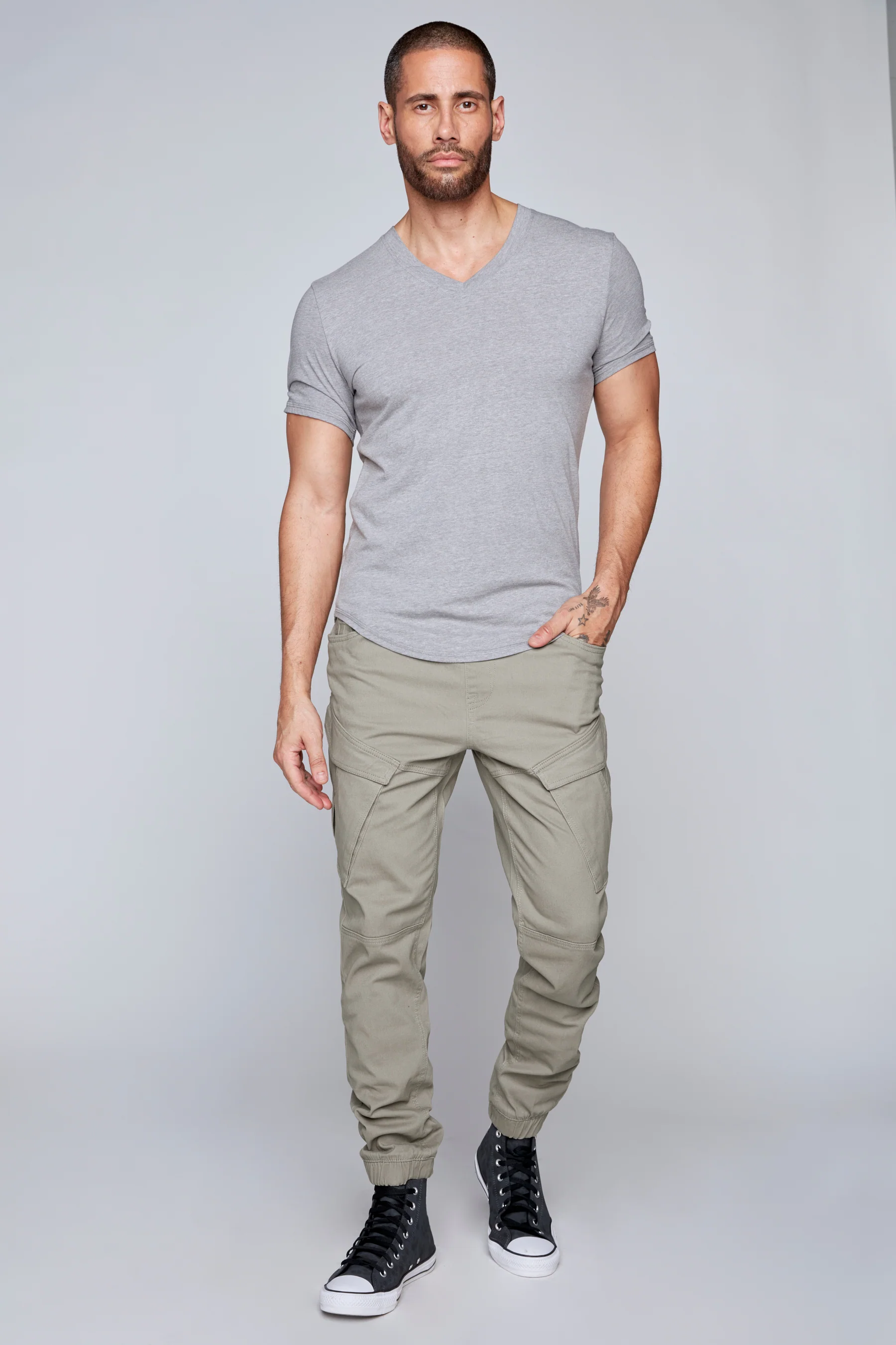 COHEN - 5 Pocket Cargo Jogger - Light Olive