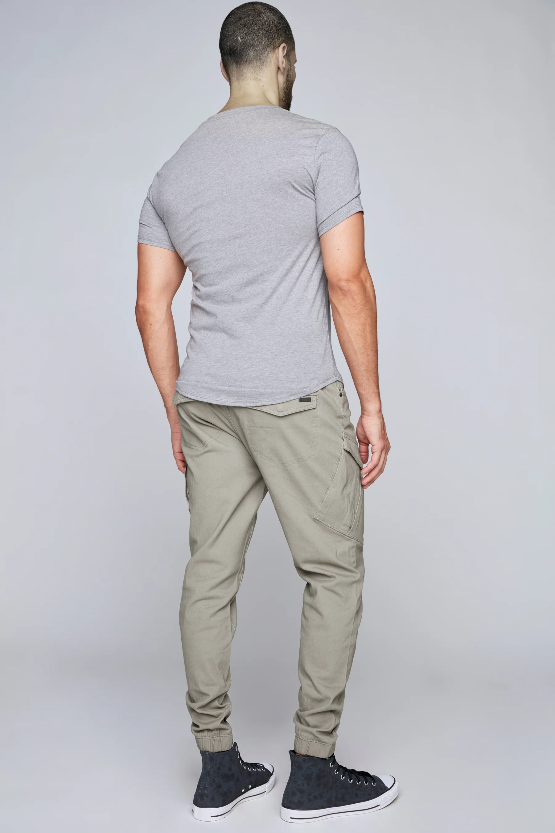 COHEN - 5 Pocket Cargo Jogger - Light Olive - Image 2