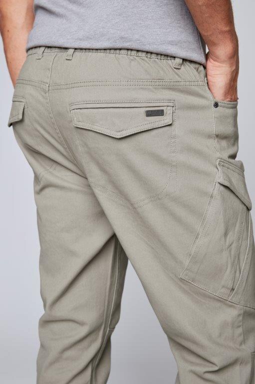 COHEN - 5 Pocket Cargo Jogger - Light Olive - Image 5
