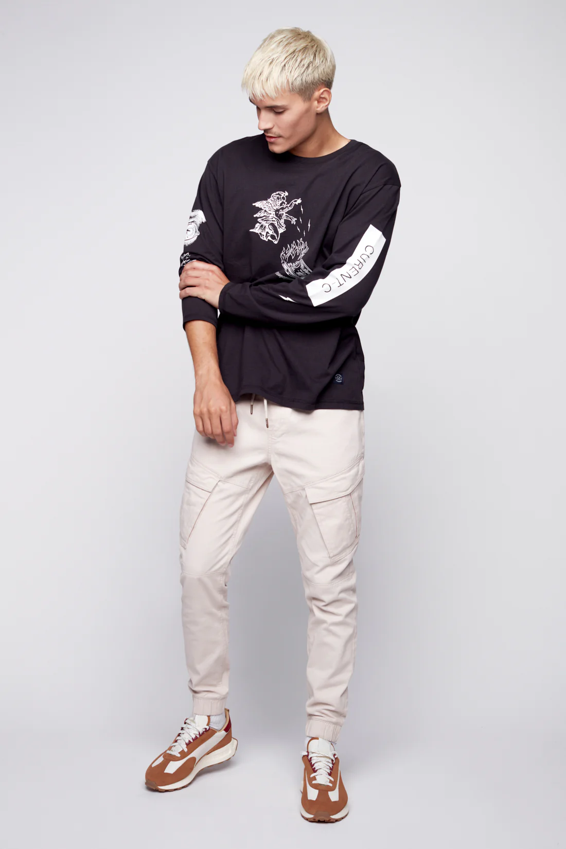 COHEN - 5 Pocket Cargo Jogger - Sand - Image 2