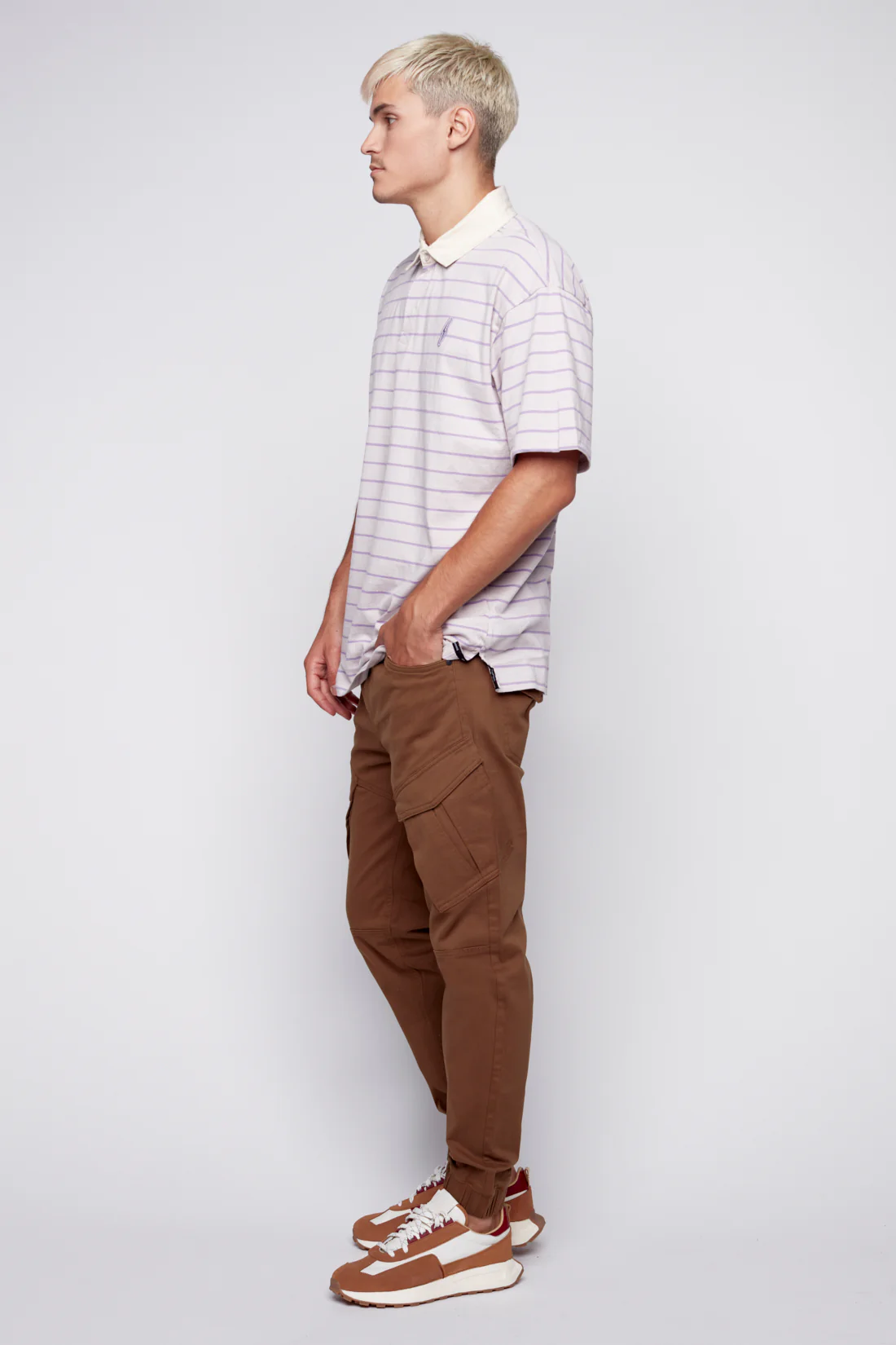 COHEN - 5 Pocket Cargo Jogger - Tobacco - Image 3