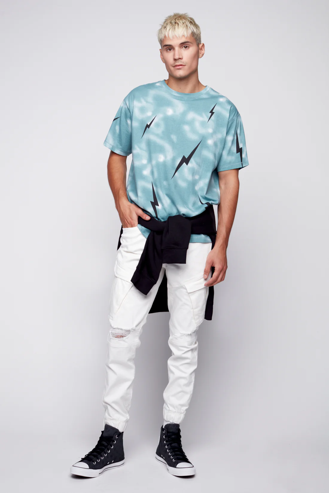 COHEN - 5 Pocket Cargo Jogger - White
