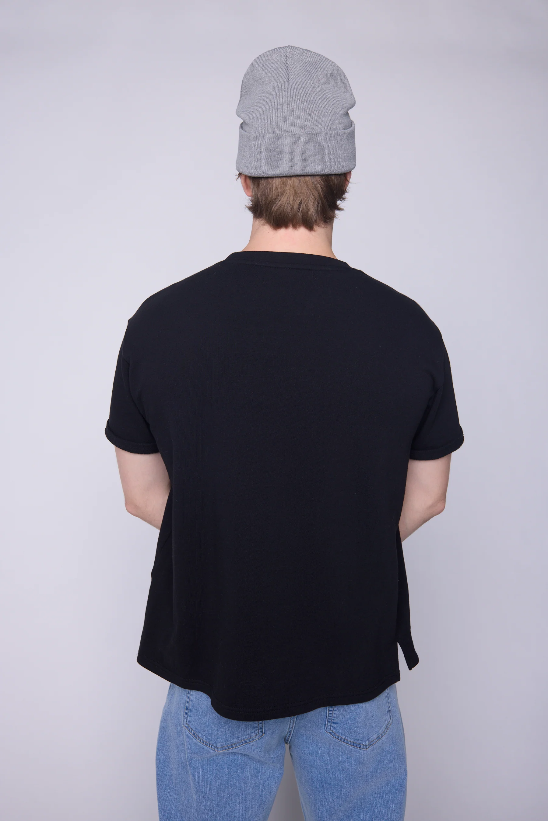 Embossed Logo Sweatshirt - Black - Image 2