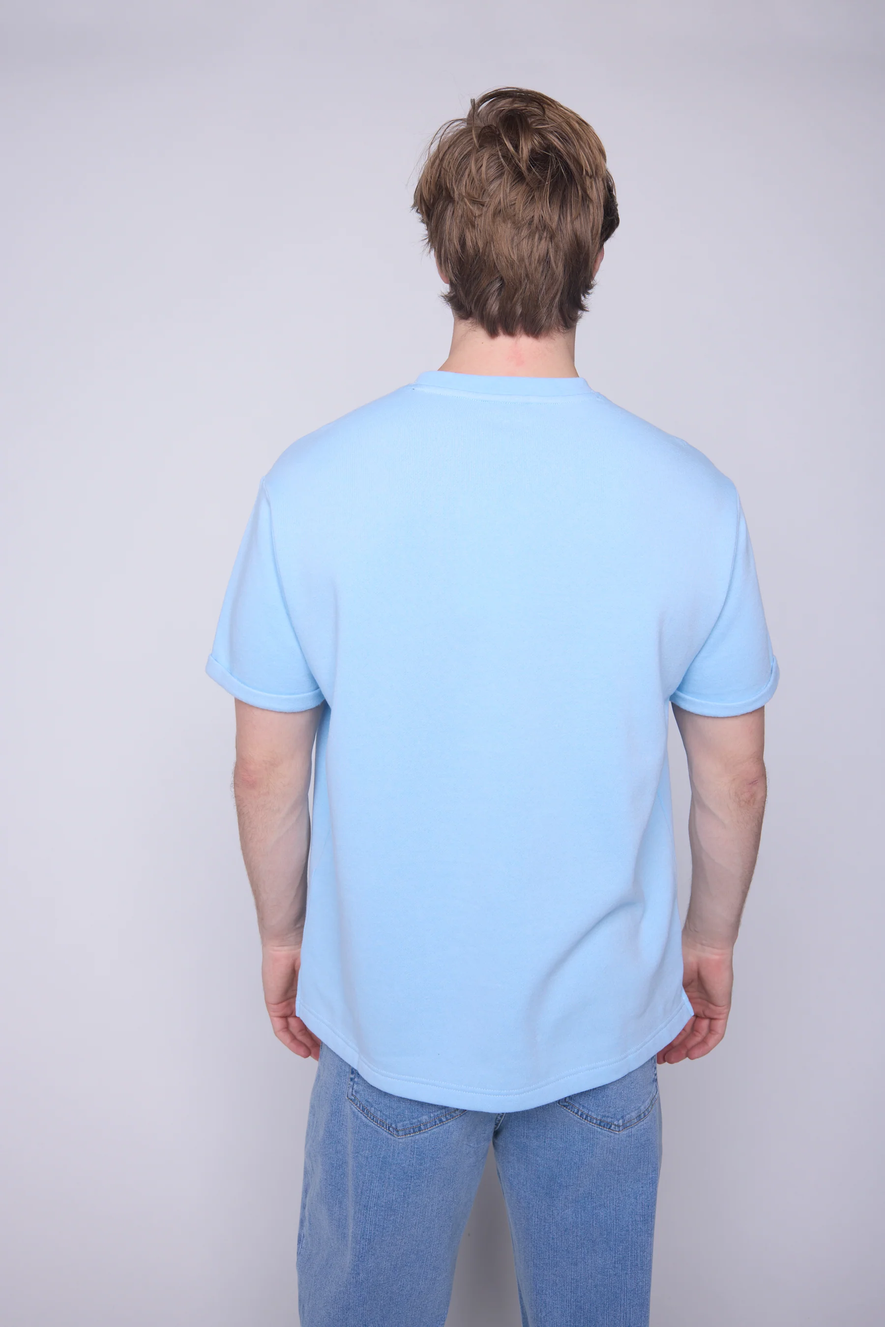Embossed Logo Sweatshirt - Blue Cloud - Image 2