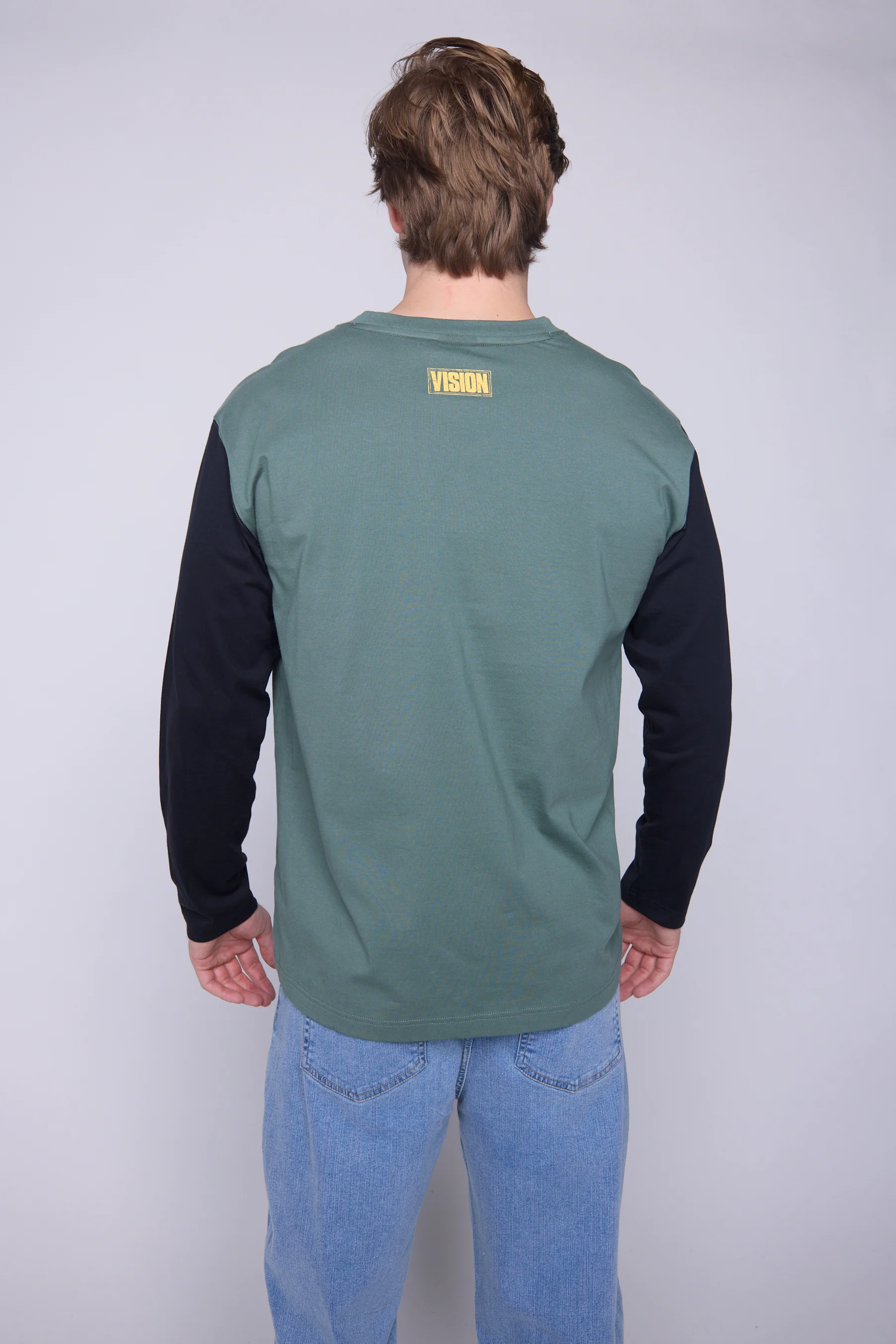 Fisheye Large Logo Print T-Shirt - Moss/Black - Image 6