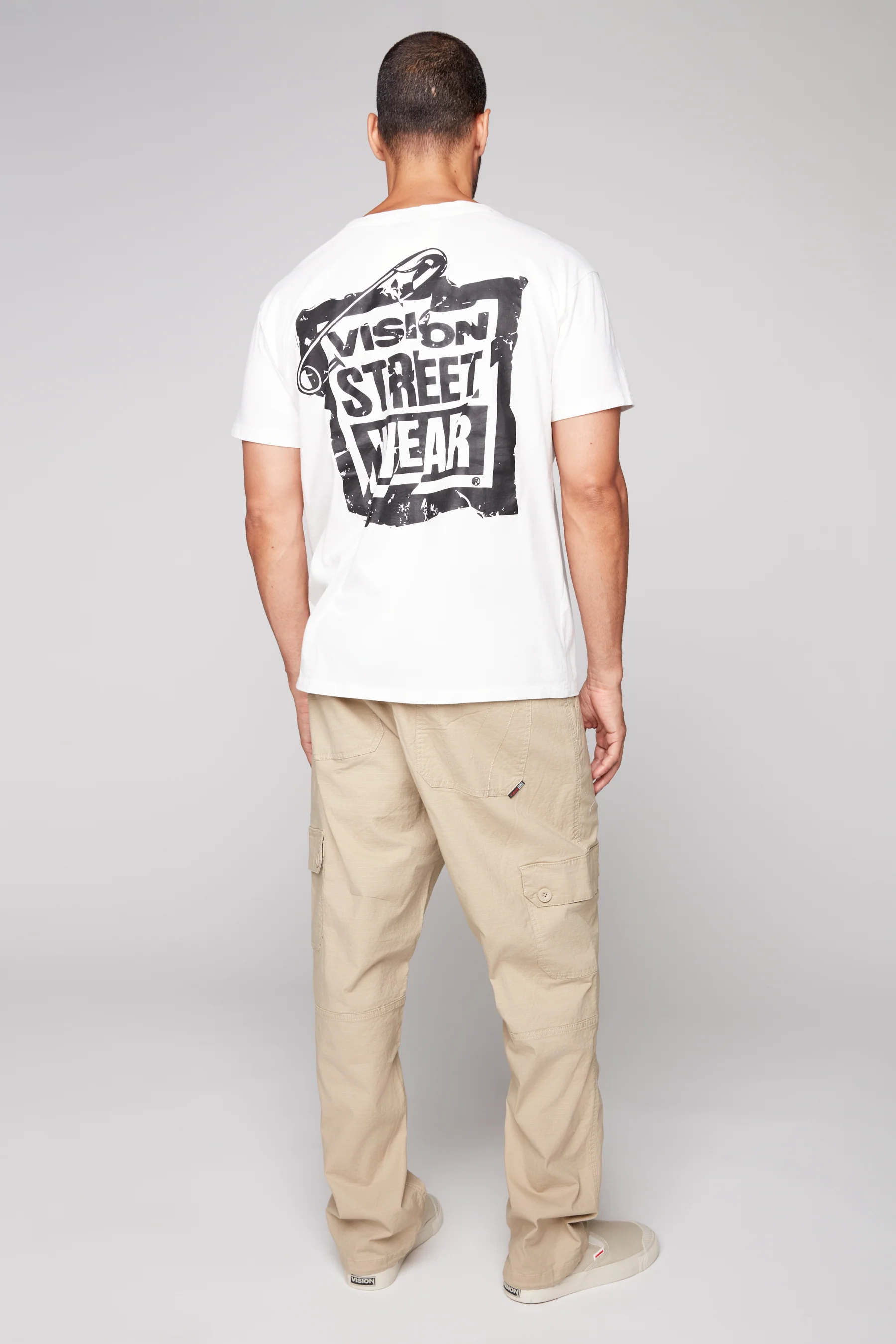 GELFAND - Loose Fit Cargo Pant with Adjustable Hems - Tan Ripstop - Image 2