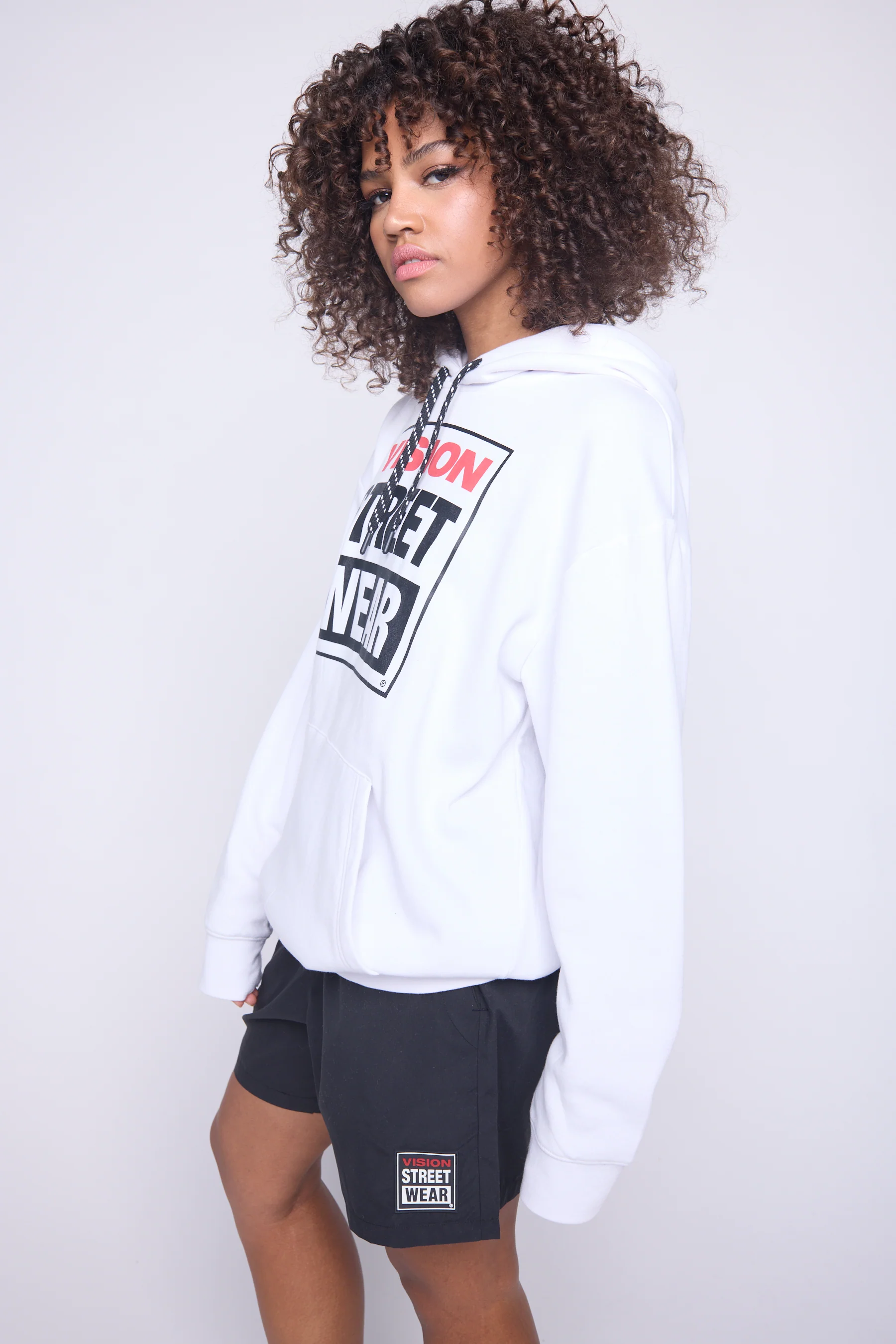 Iconic Logo Hoodie-Ivory - Image 3