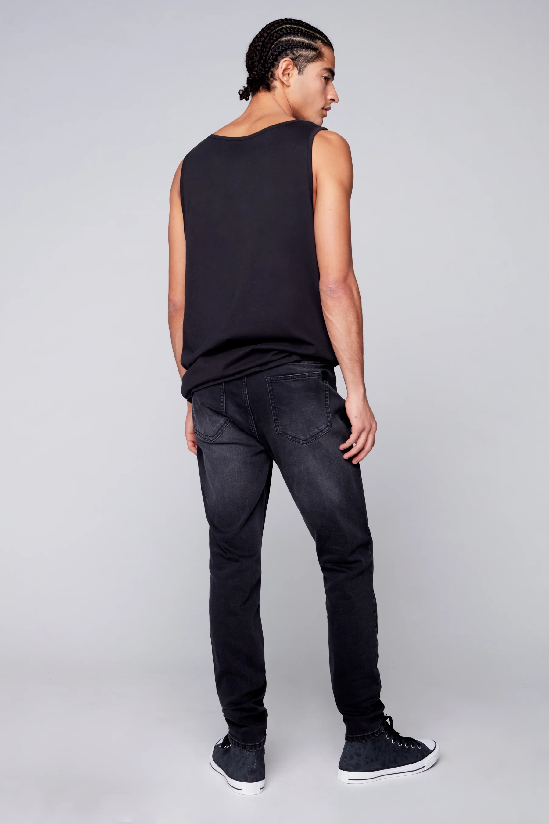 IDOL - Basic 5 Pockets Skinny Jean - Vintage Black - Image 2