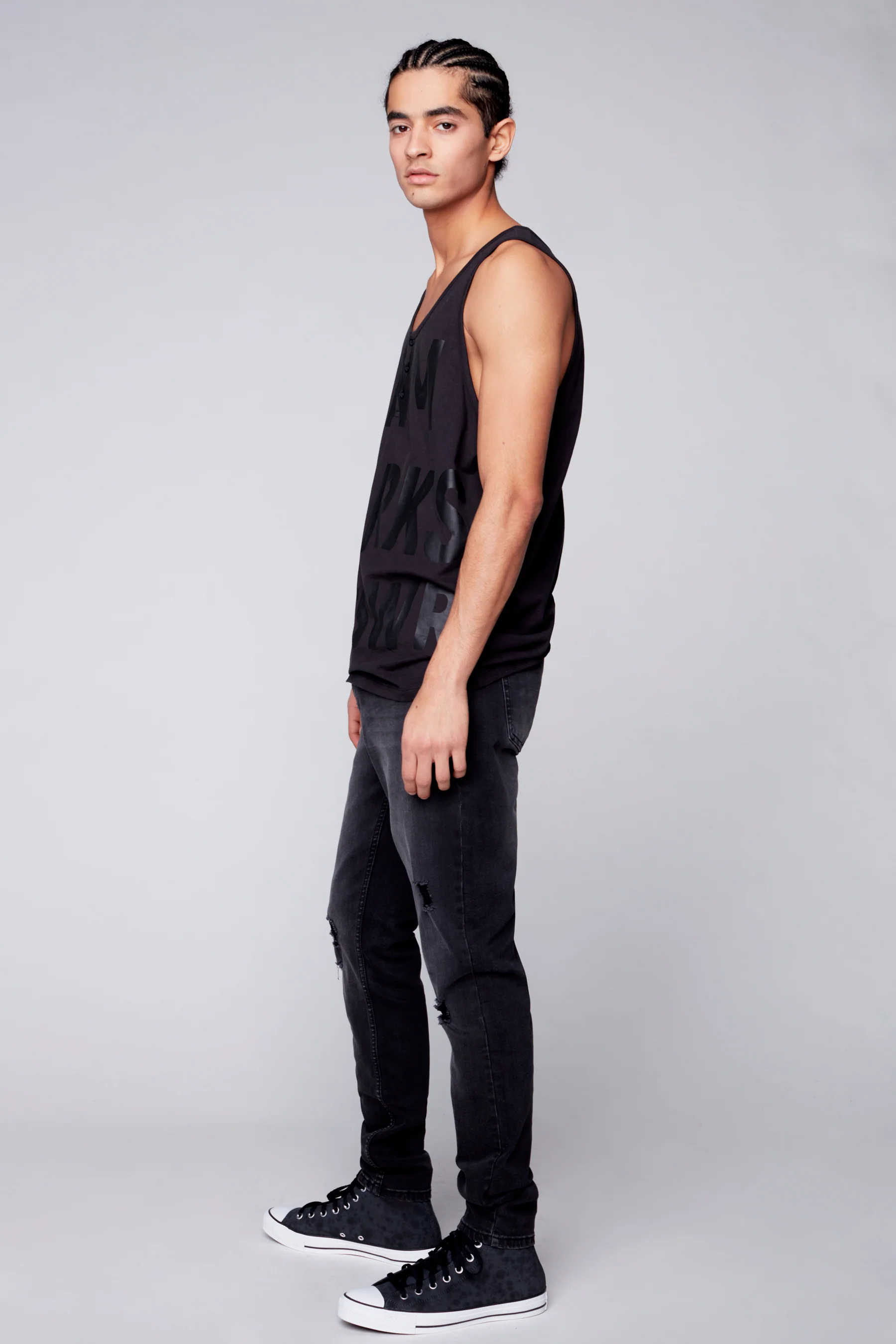 IDOL - Basic 5 Pockets Skinny Jean - Vintage Black - Image 4