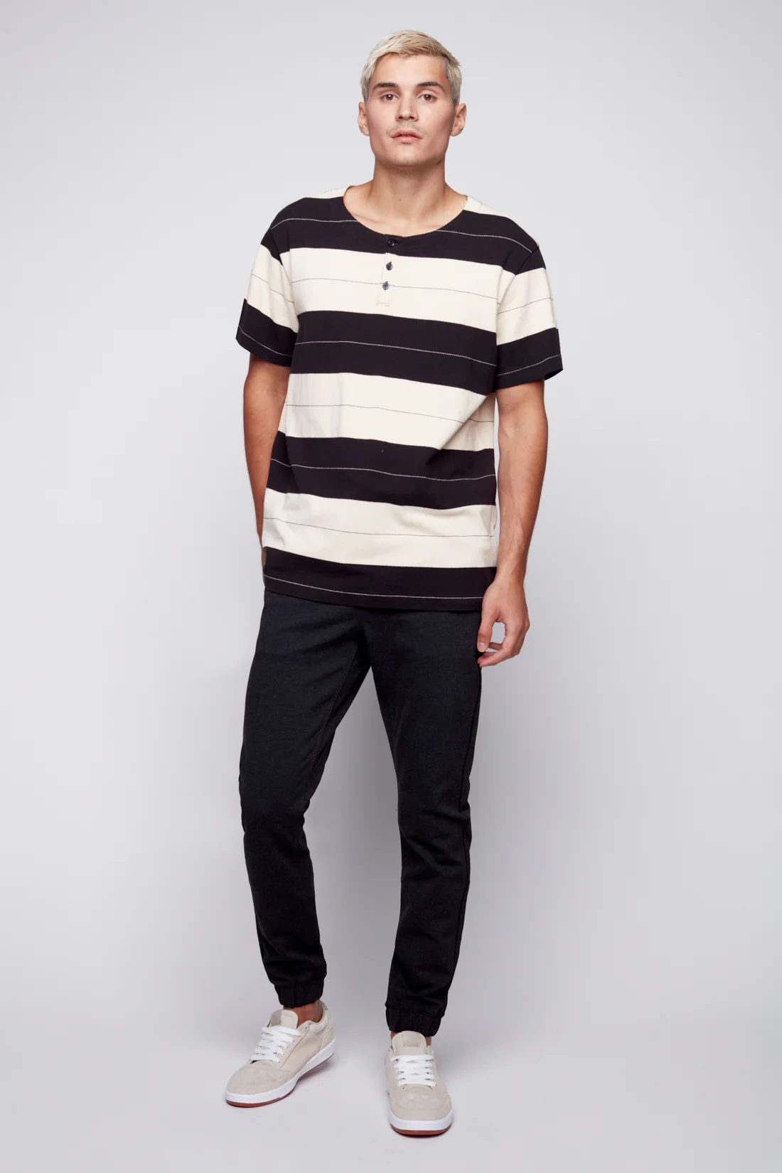 JAGGER - 5 Pocket Classic Knit Jogger - Charcoal Heather