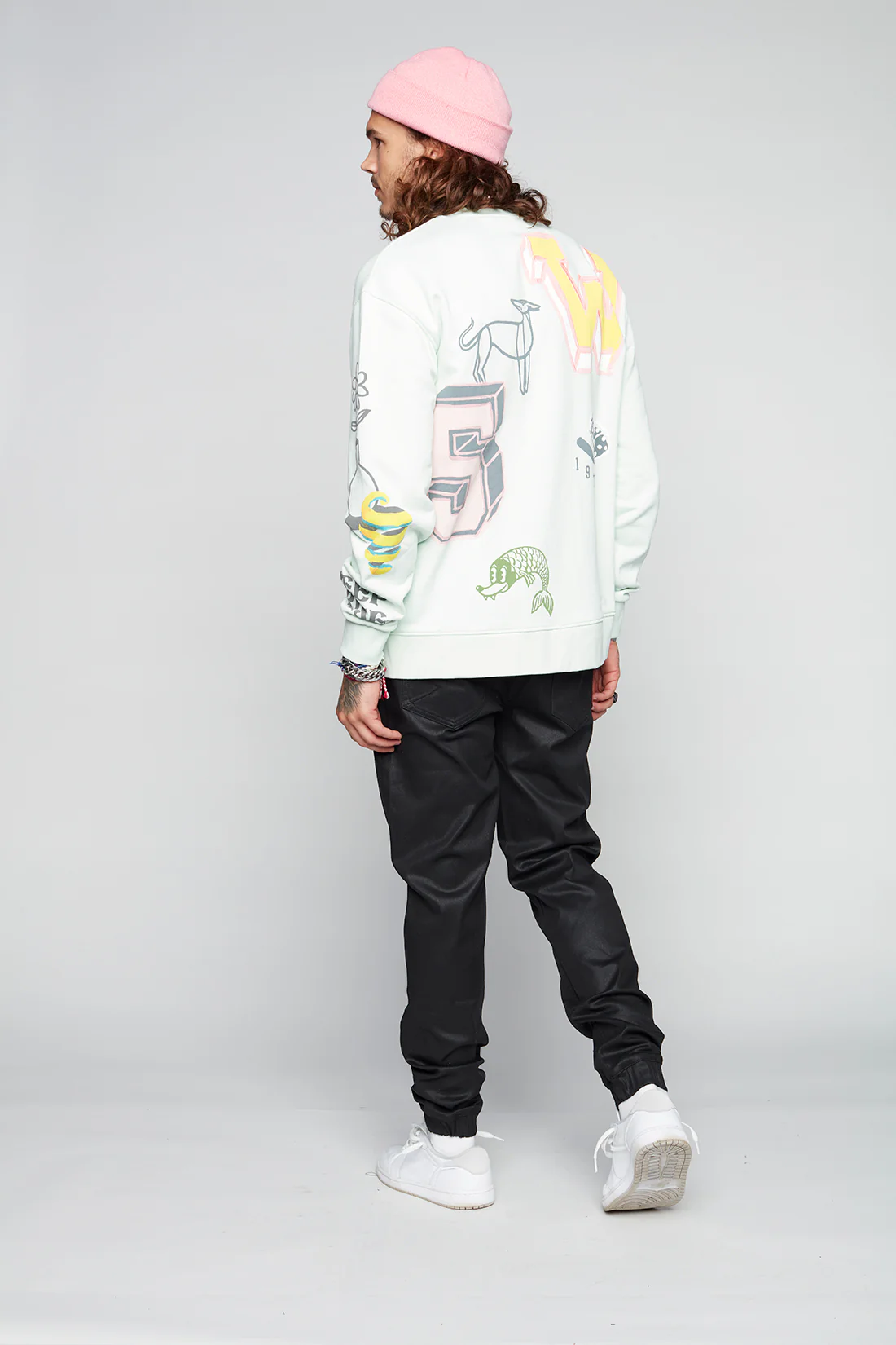 JAGGER - 5 Pocket Coated Denim Jogger - Coated Black - Image 2