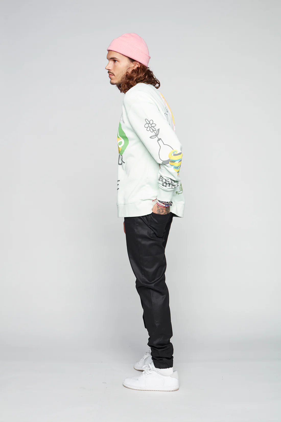 JAGGER - 5 Pocket Coated Denim Jogger - Coated Black - Image 3