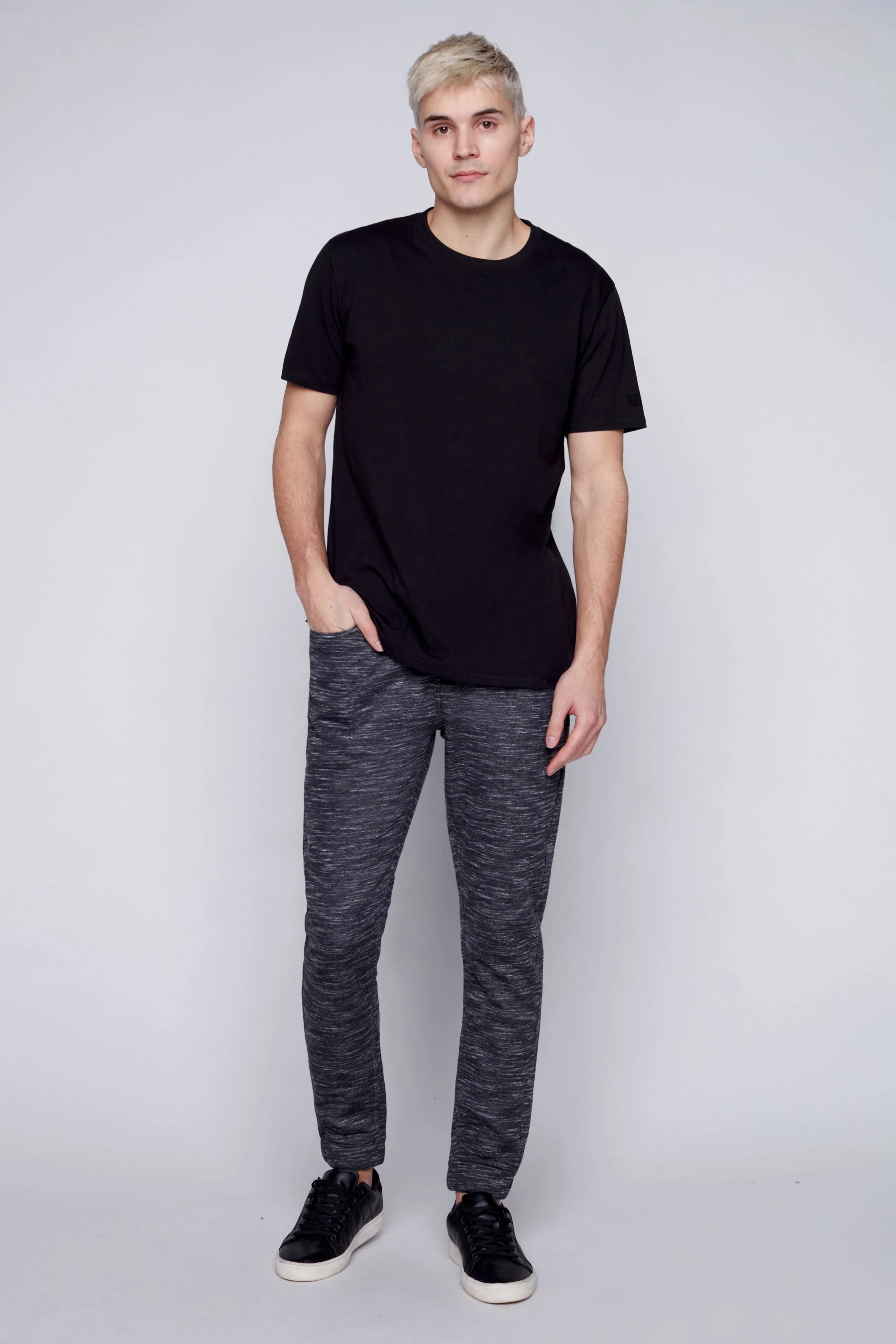 JAGGER - 5 Pocket Fleece Jogger - Heather Charcoal - Image 3