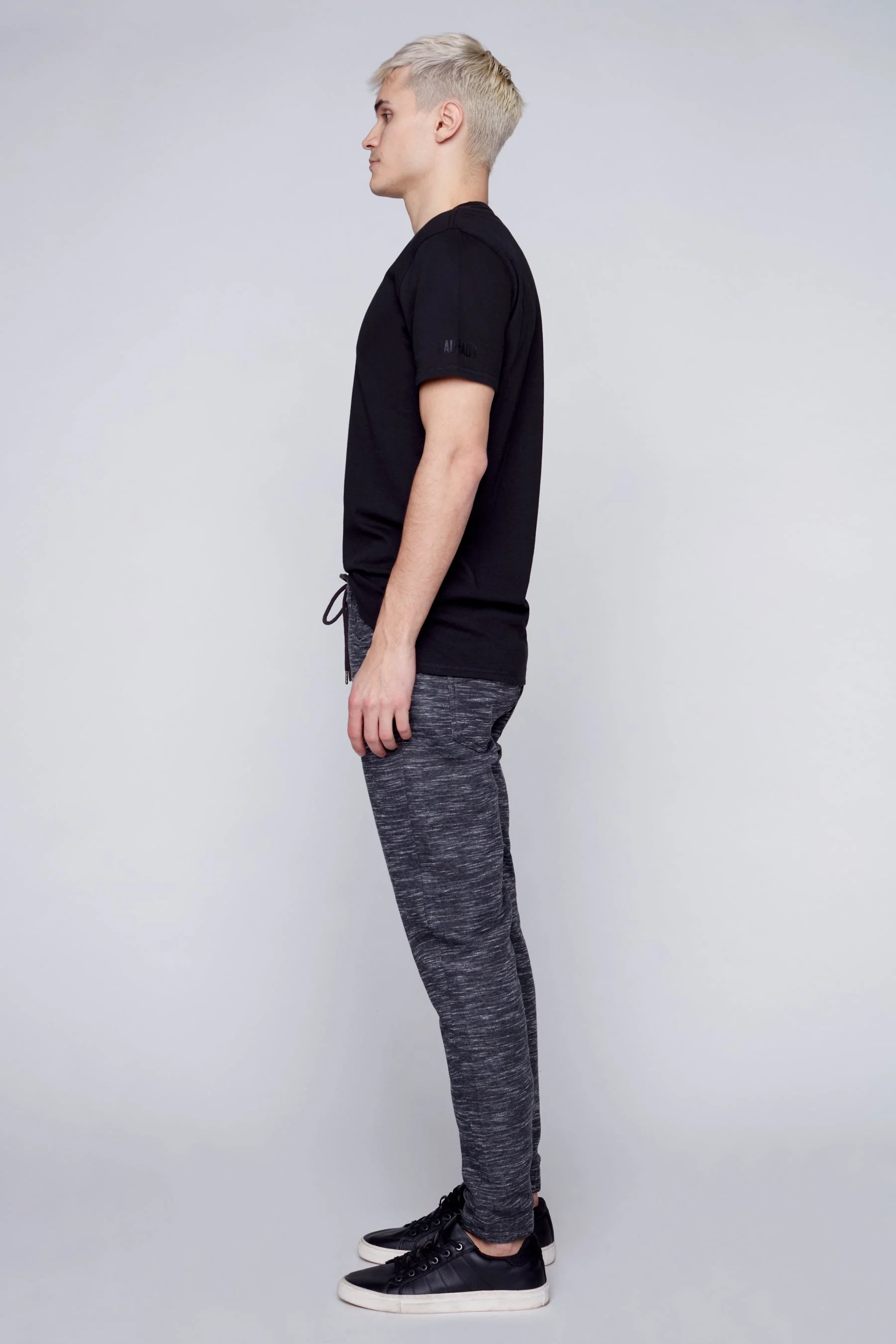 JAGGER - 5 Pocket Fleece Jogger - Heather Charcoal - Image 4