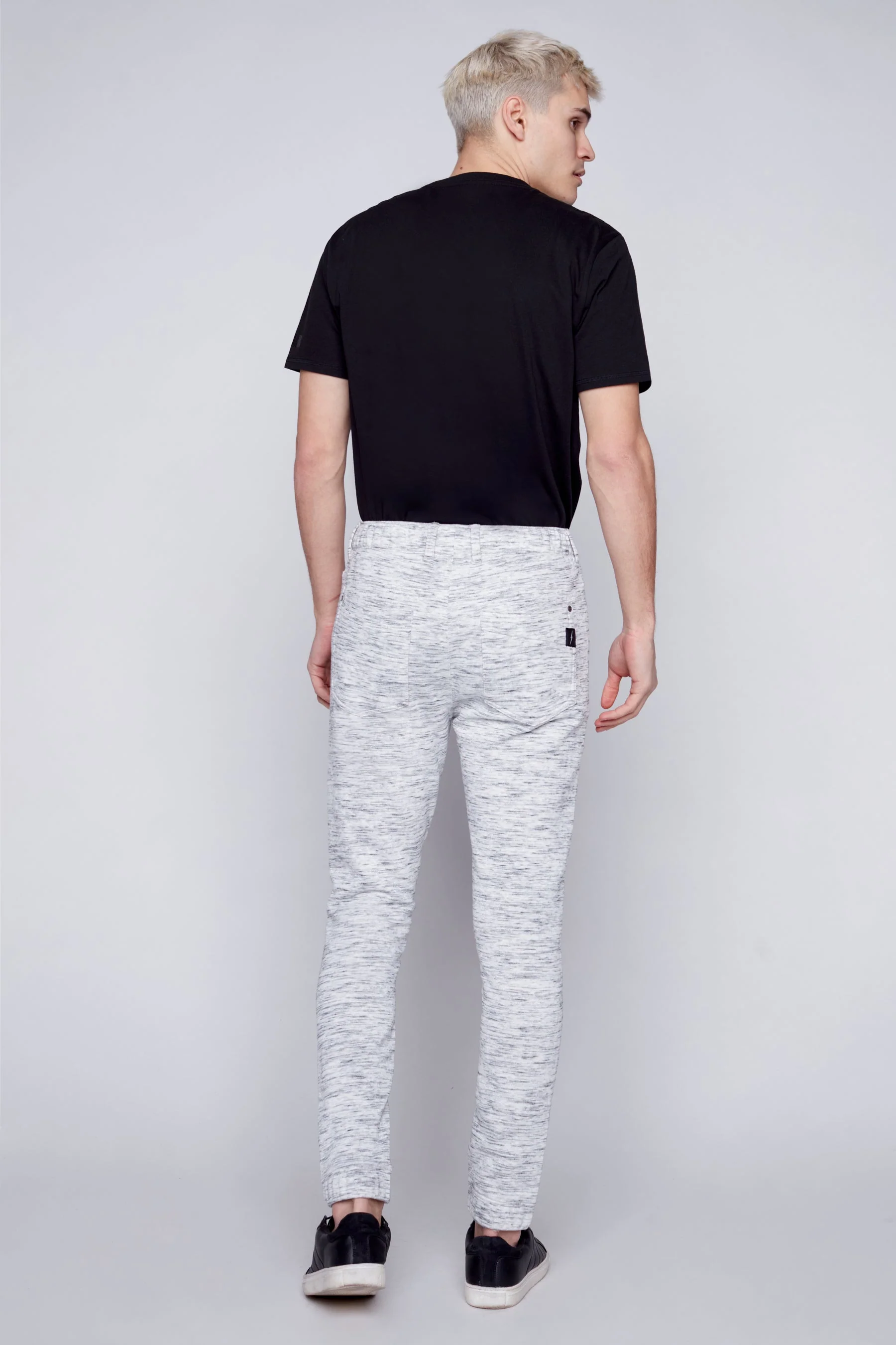 JAGGER - 5 Pocket Fleece Jogger - Heather Grey - - Image 2