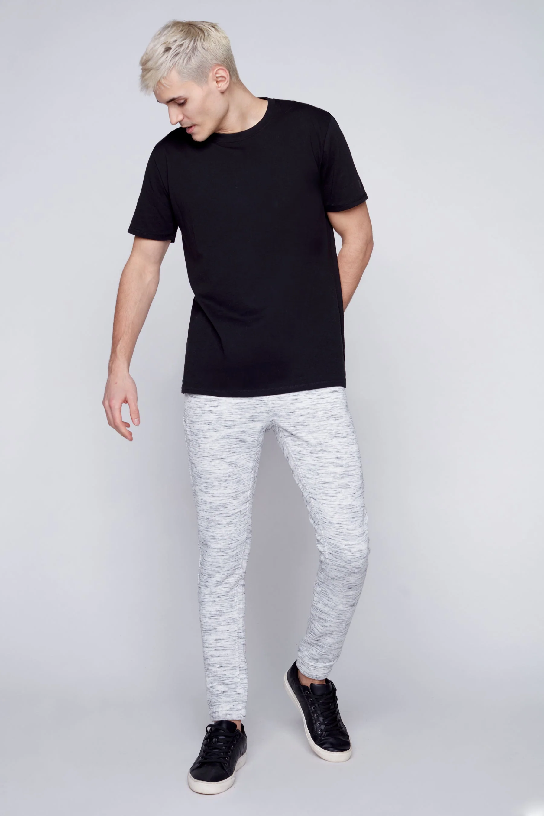 JAGGER - 5 Pocket Fleece Jogger - Heather Grey - - Image 3