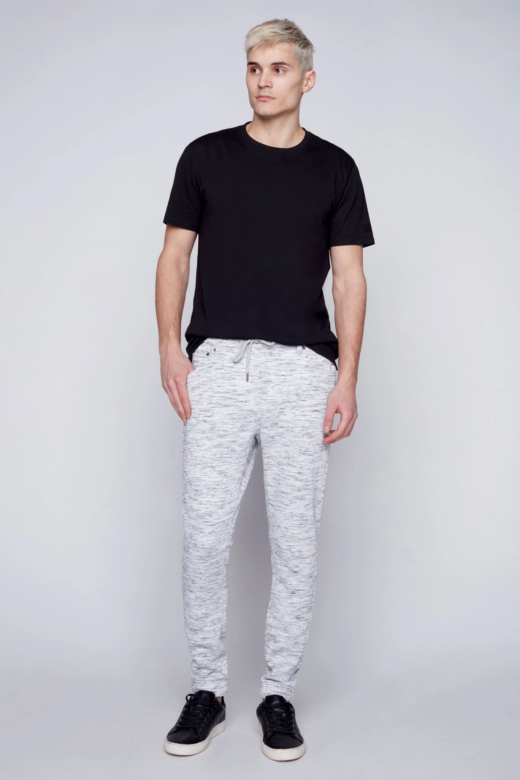JAGGER - 5 Pocket Fleece Jogger - Heather Grey - - Image 4