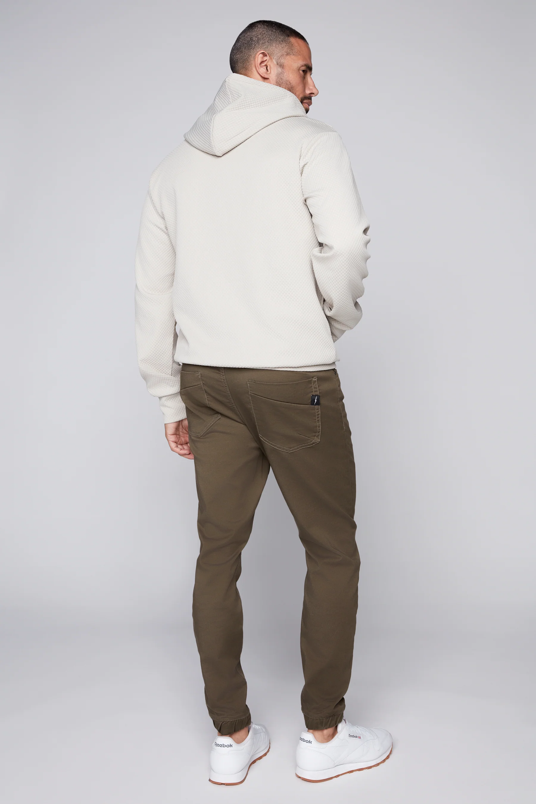 JAGGER - 5 Pocket Soft French Terry Classic Jogger - Olive - Image 2