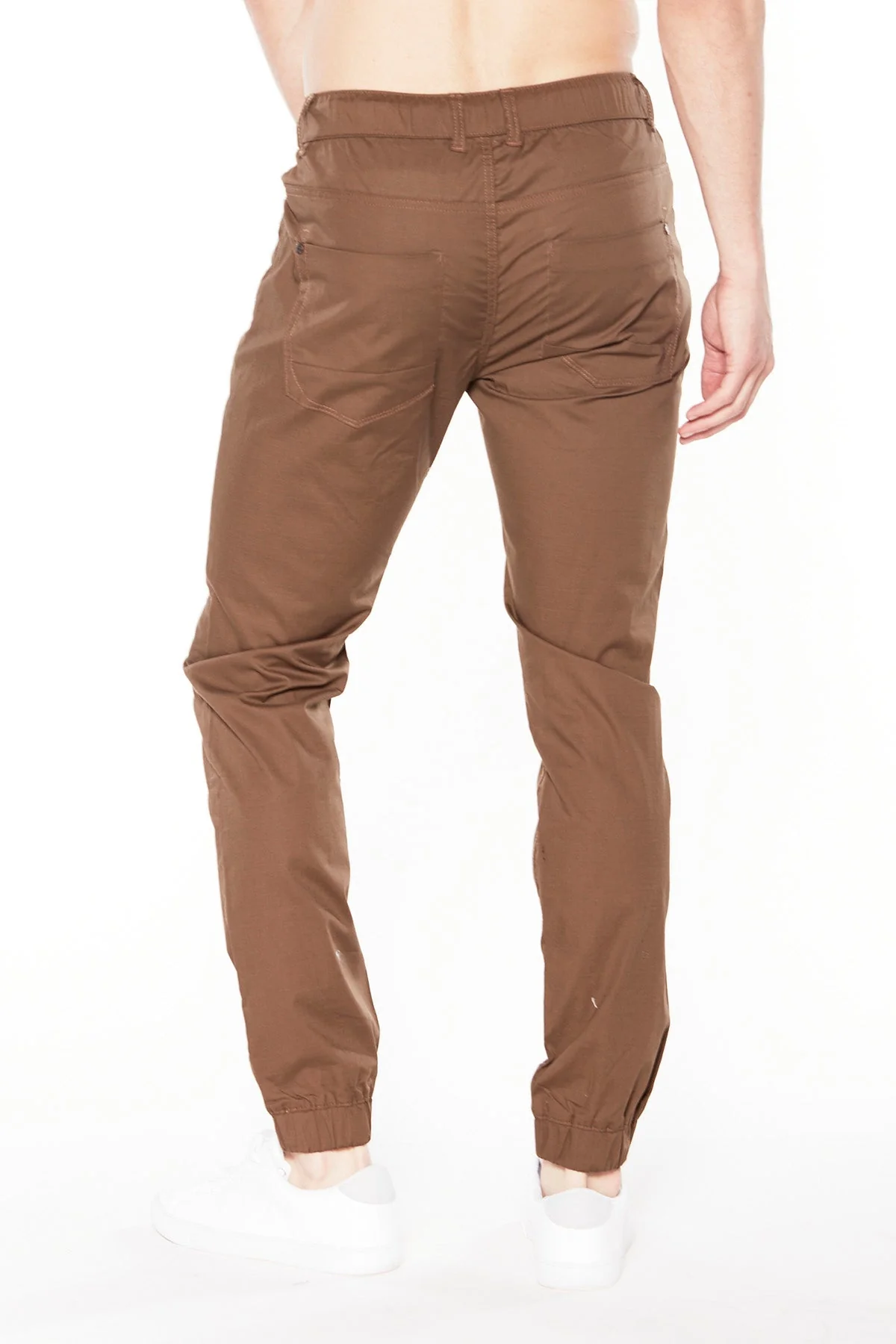 JAGGER - 5 Pocket Twill Classic Jogger - Tobacco - Image 2