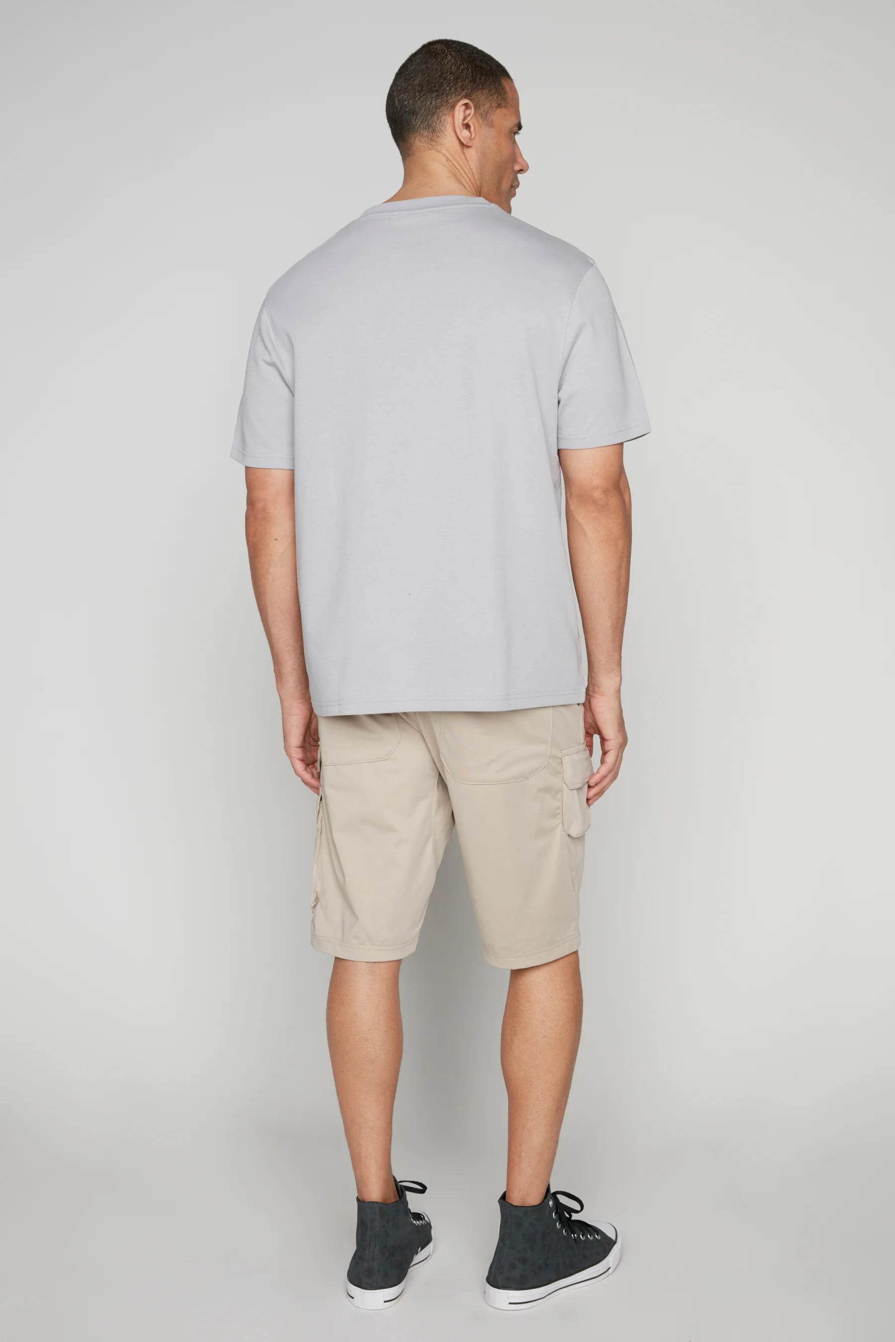 JUDE - Mens Multi Cargo Shorts - Sage - Image 2