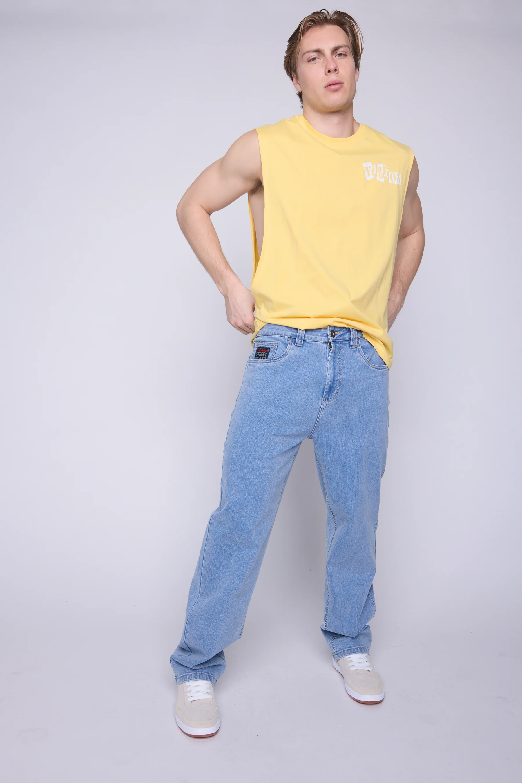 Muscle Deep Armhole Vintage Poster Prints - Butter - Image 3