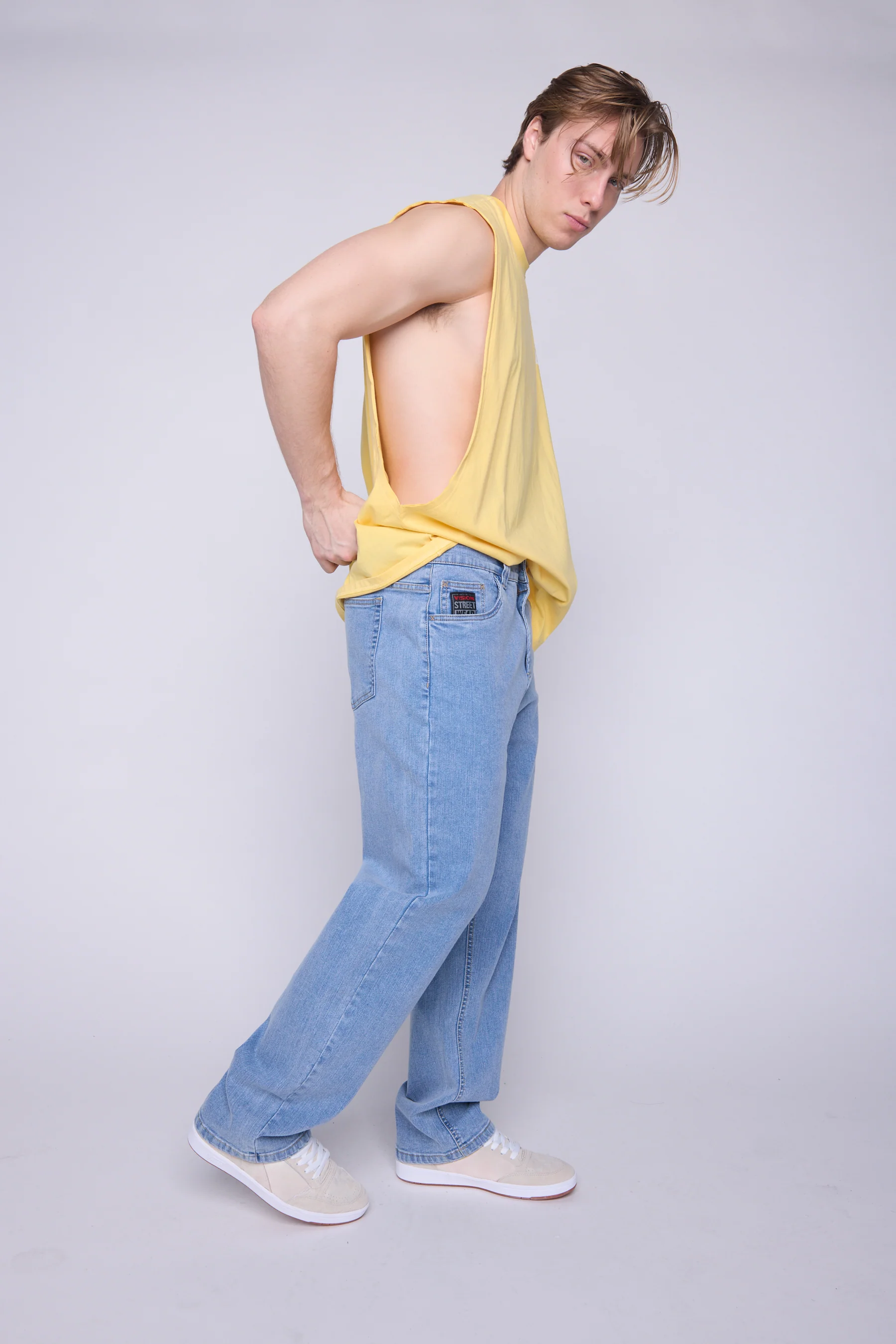 Muscle Deep Armhole Vintage Poster Prints - Butter - Image 4