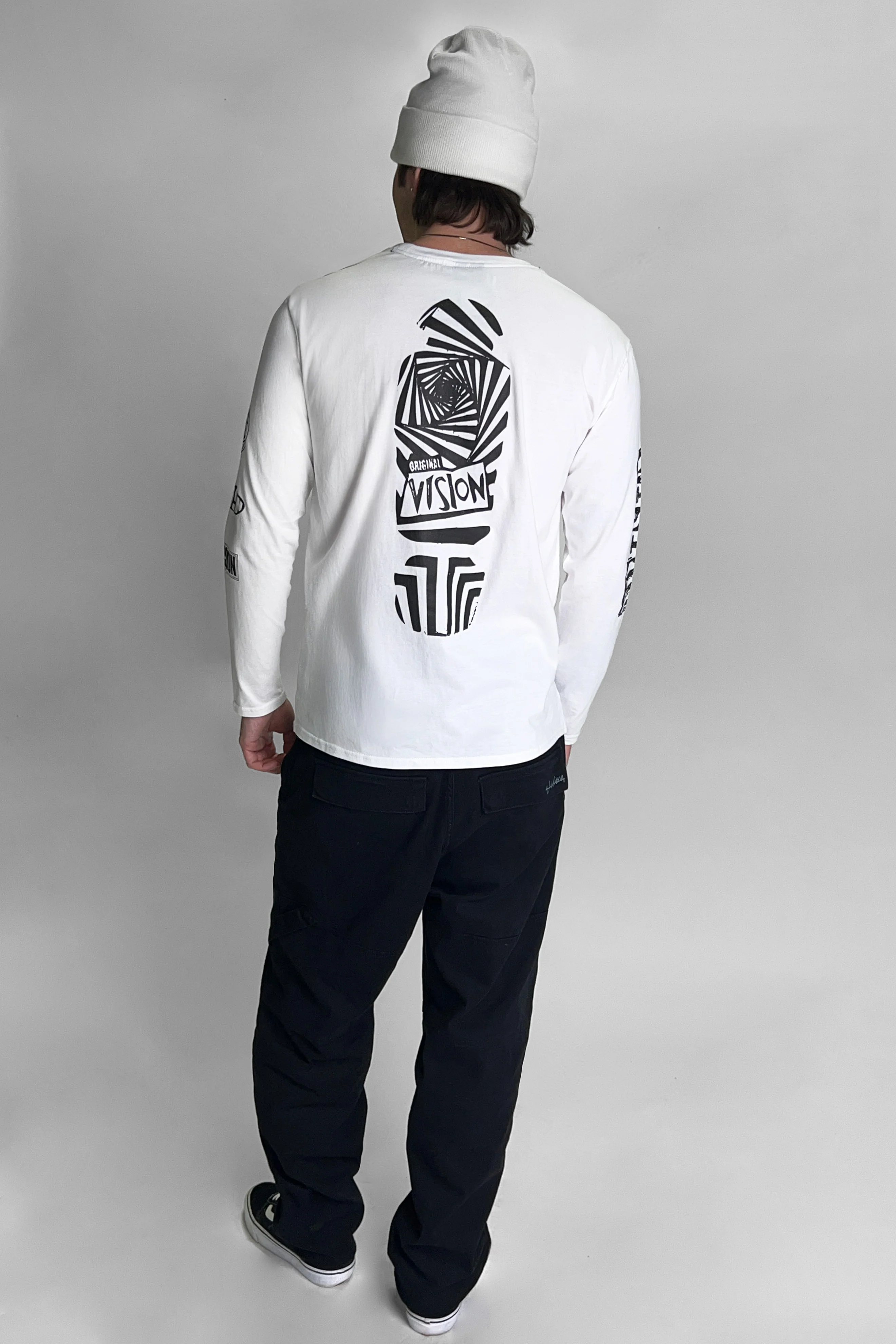 OLI RELAXED WIDE TWILL PANT – BLACK - Image 2