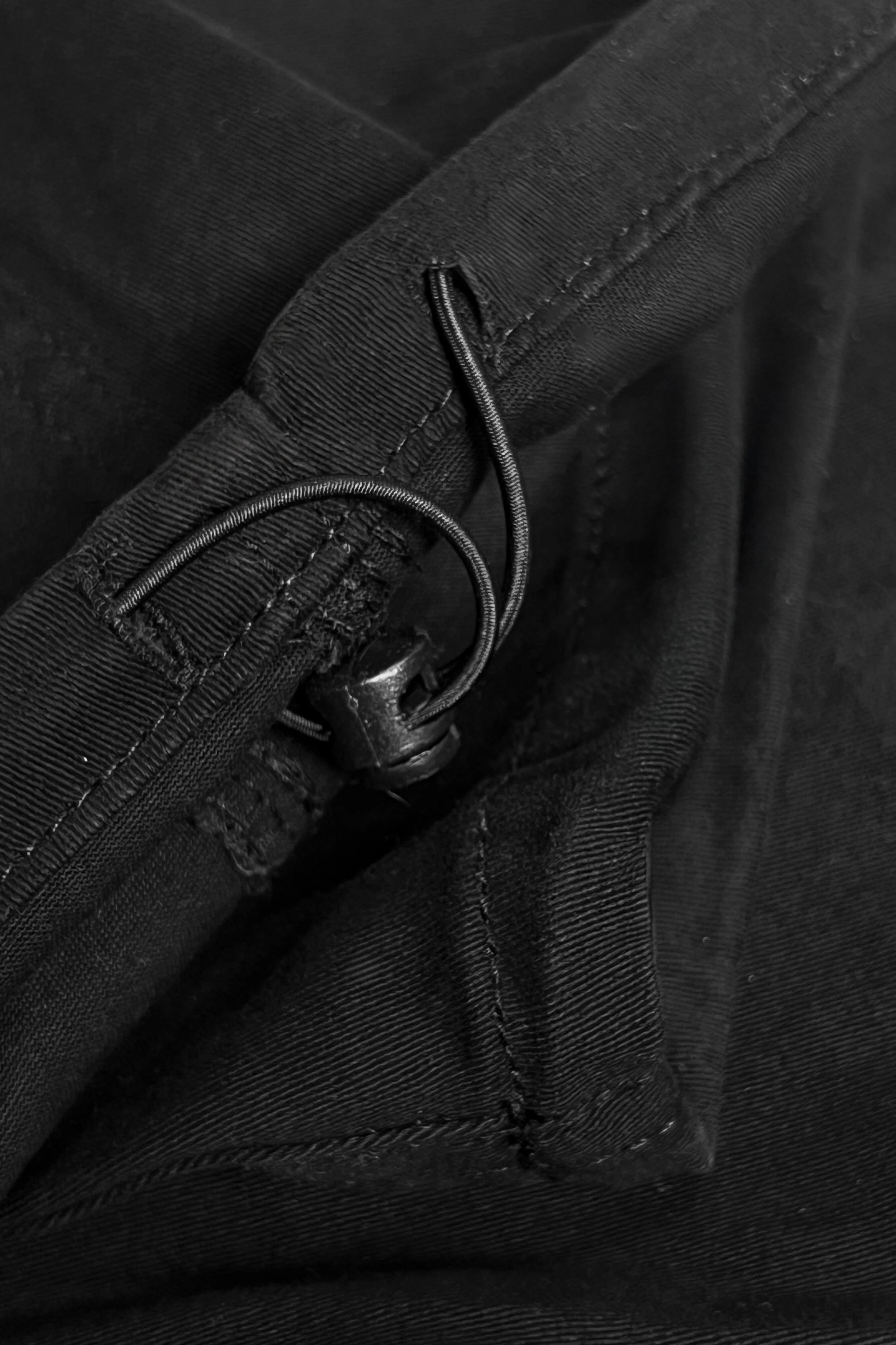 OLI RELAXED WIDE TWILL PANT – BLACK - Image 5
