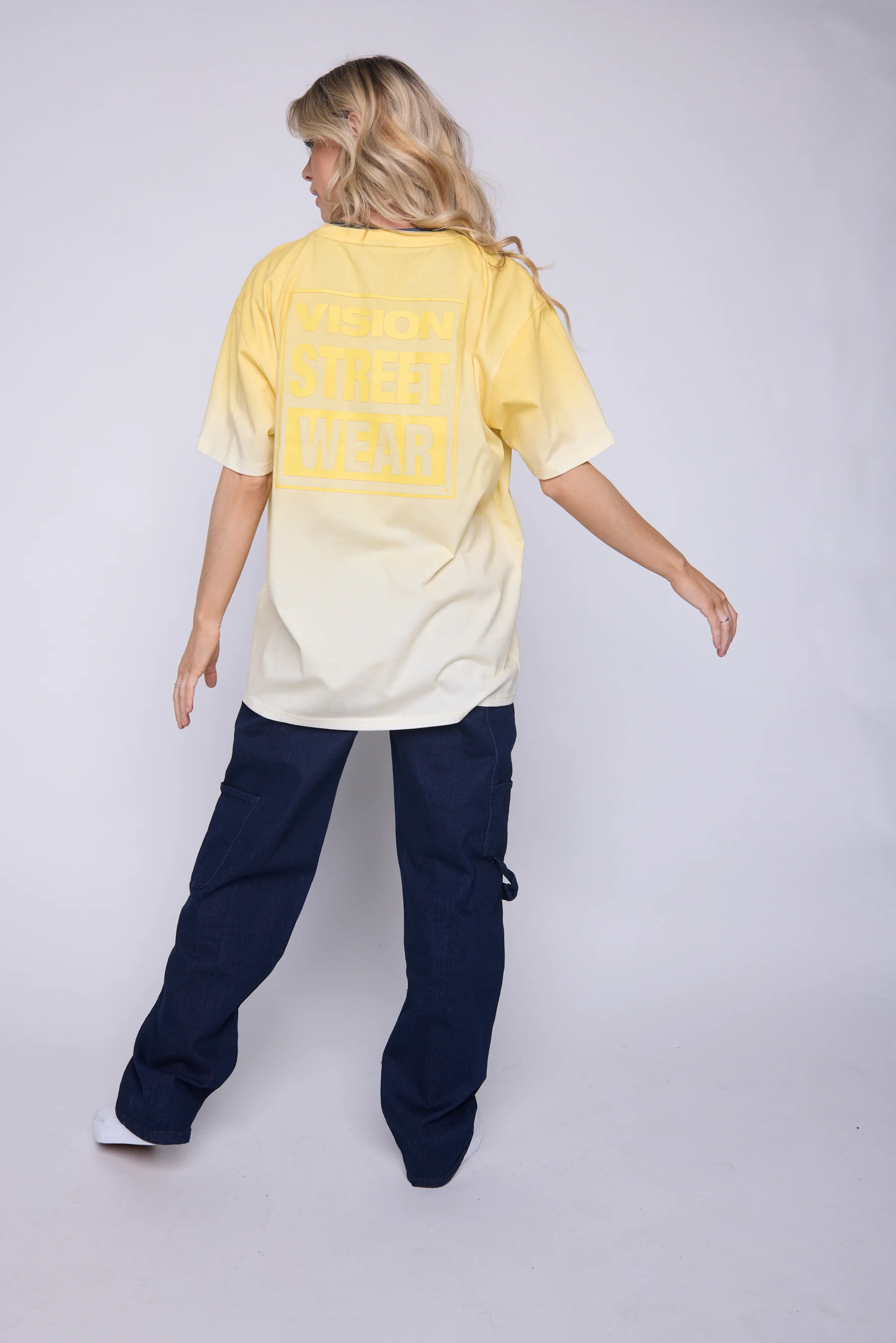 Ombre Box Logo T-Shirt - Butter - Image 2