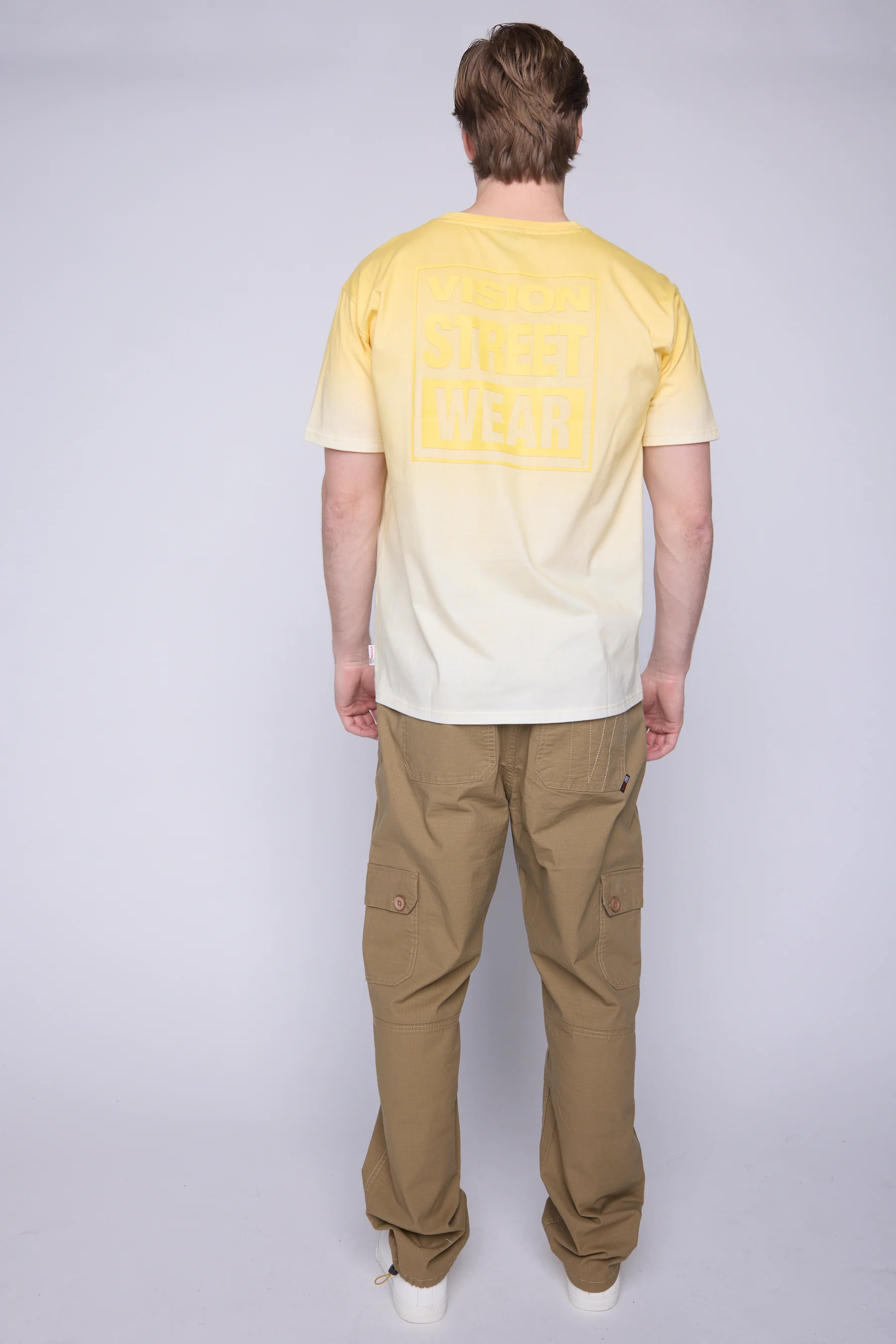 Ombre Box Logo T-Shirt - Butter - Image 7
