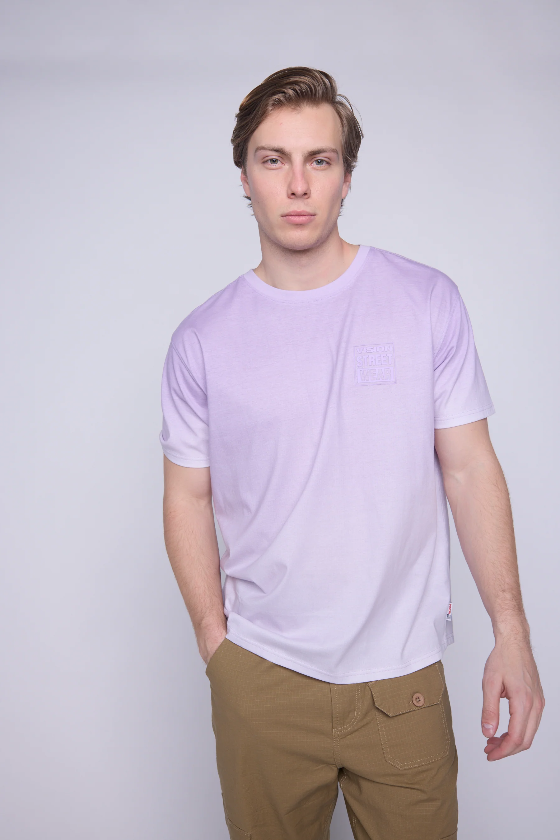 Ombre Box Logo T-Shirt - Lavender - Image 4
