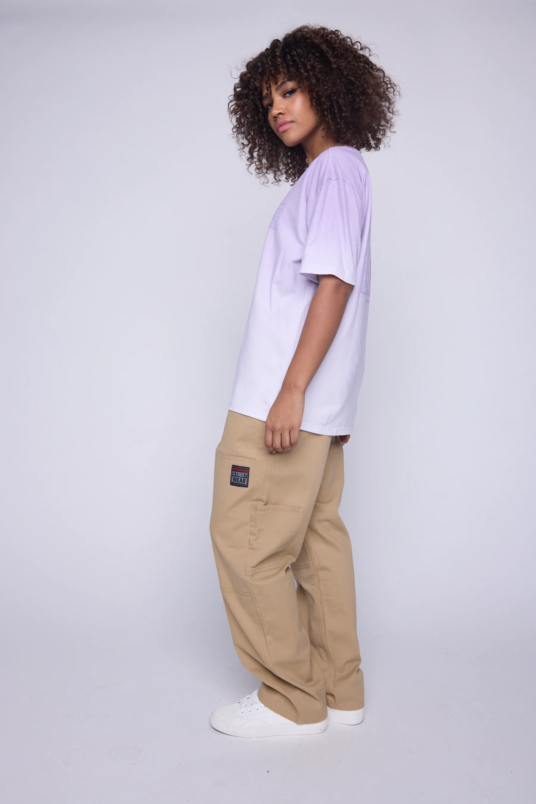 Ombre Box Logo T-Shirt - Lavender - Image 6