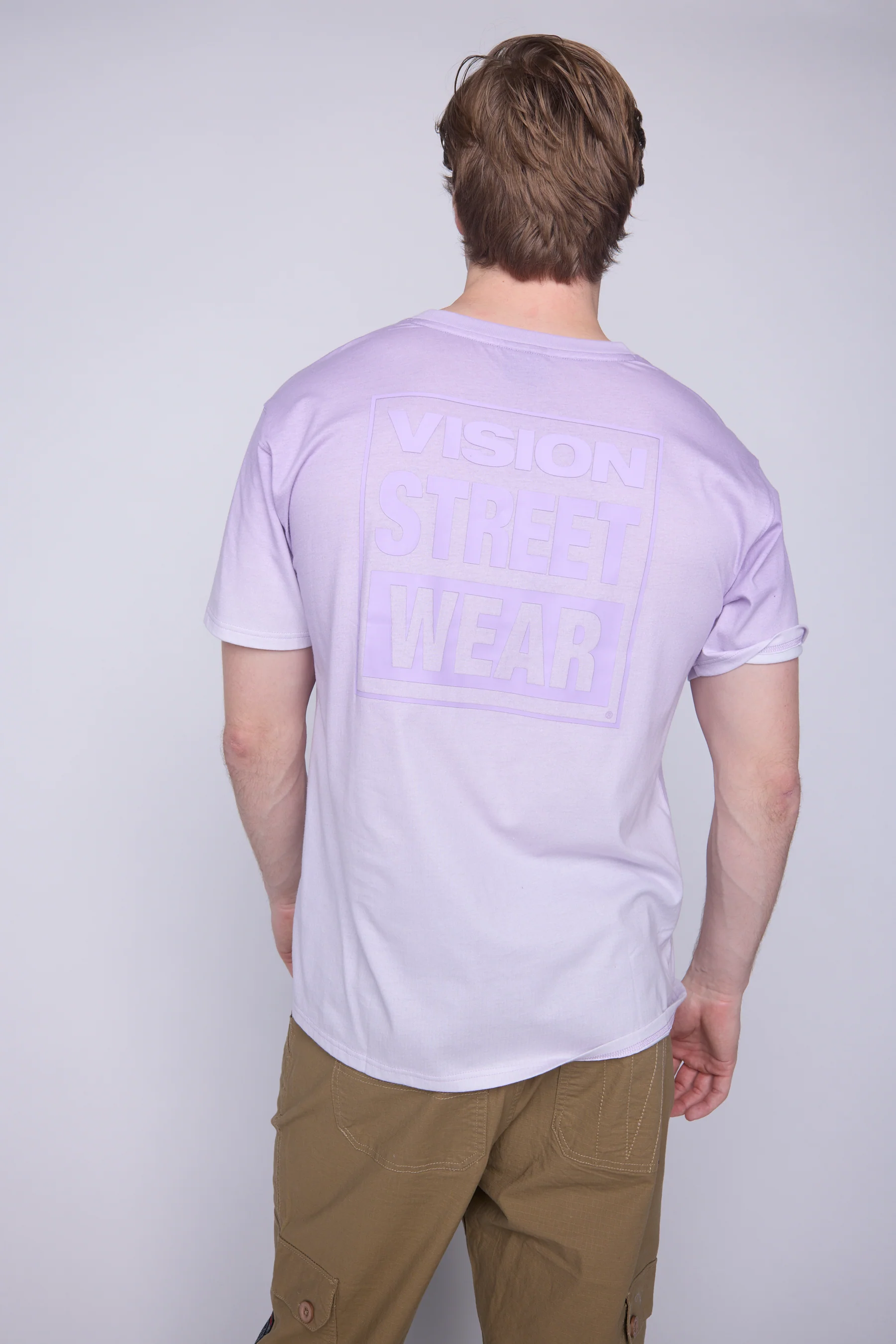Ombre Box Logo T-Shirt - Lavender - Image 7