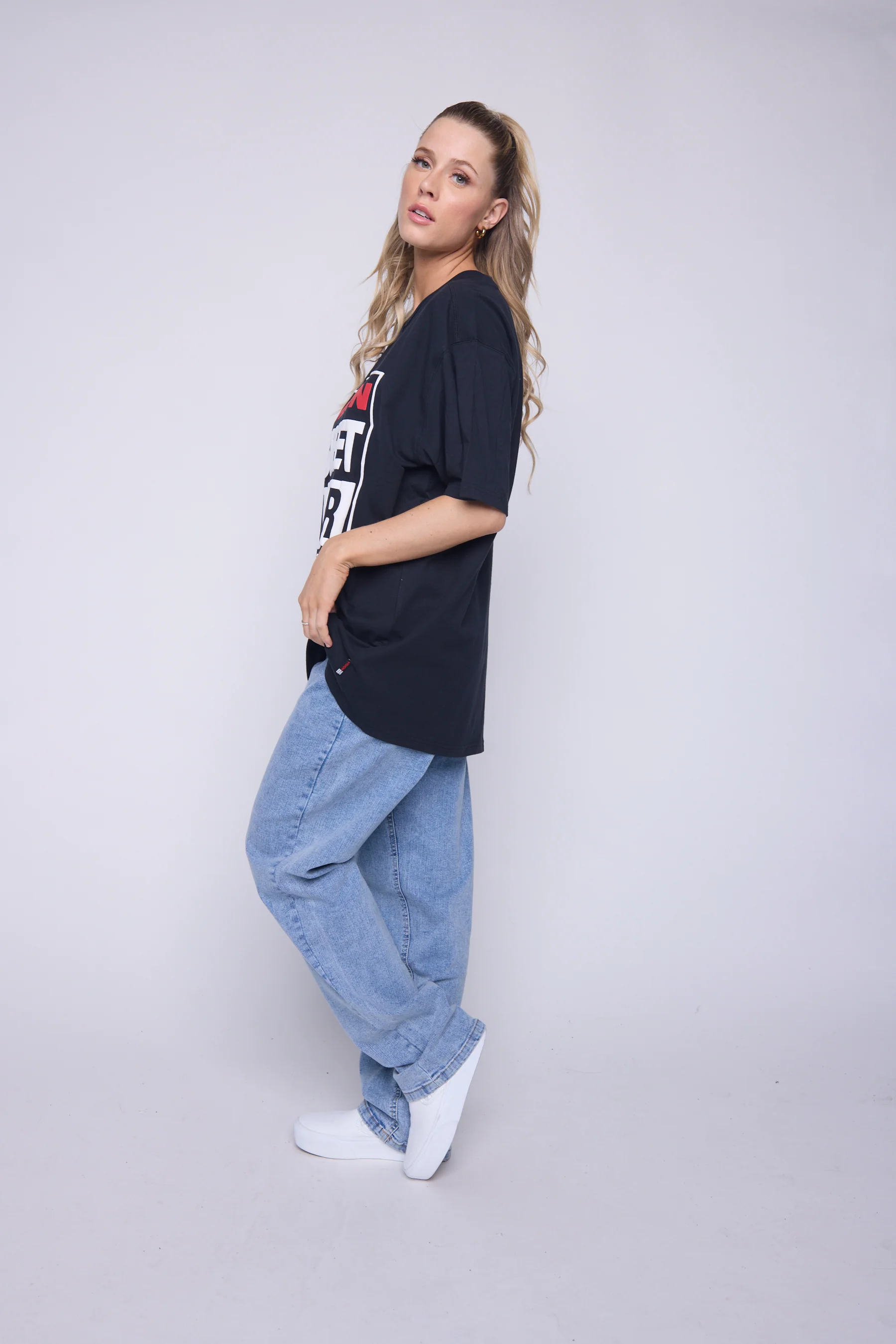 Puffy Print Box Logo T-Shirt - Black - Image 5