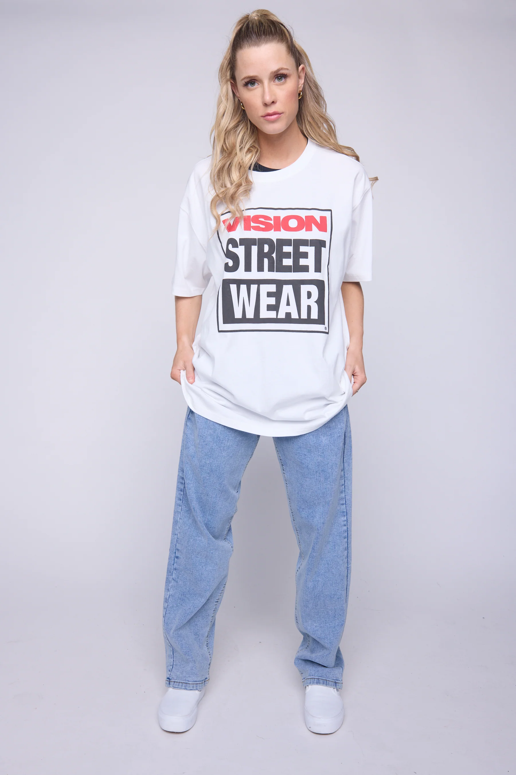 Puffy Print Box Logo T-Shirt - Ivory - Image 3