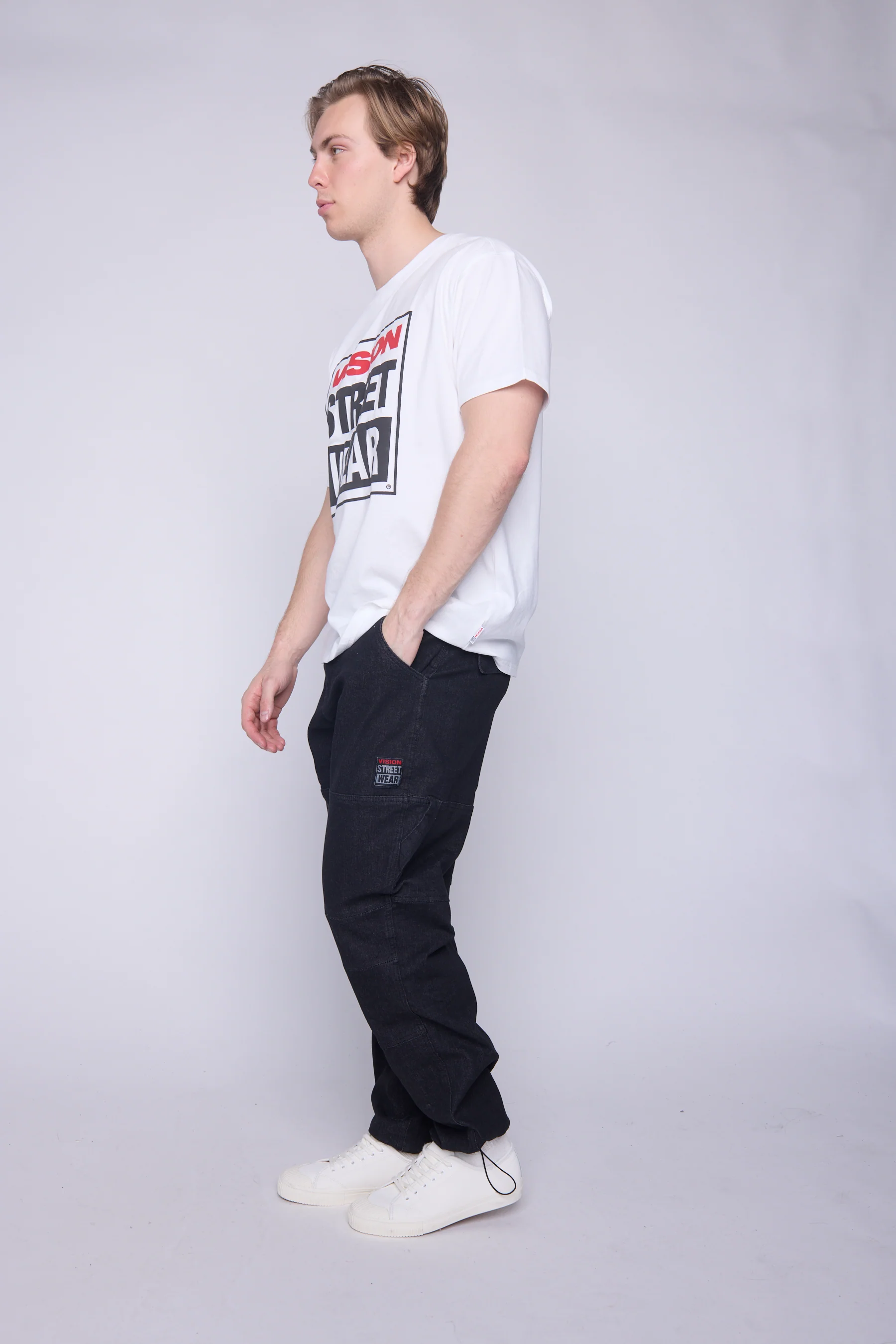 Puffy Print Box Logo T-Shirt - Ivory - Image 4