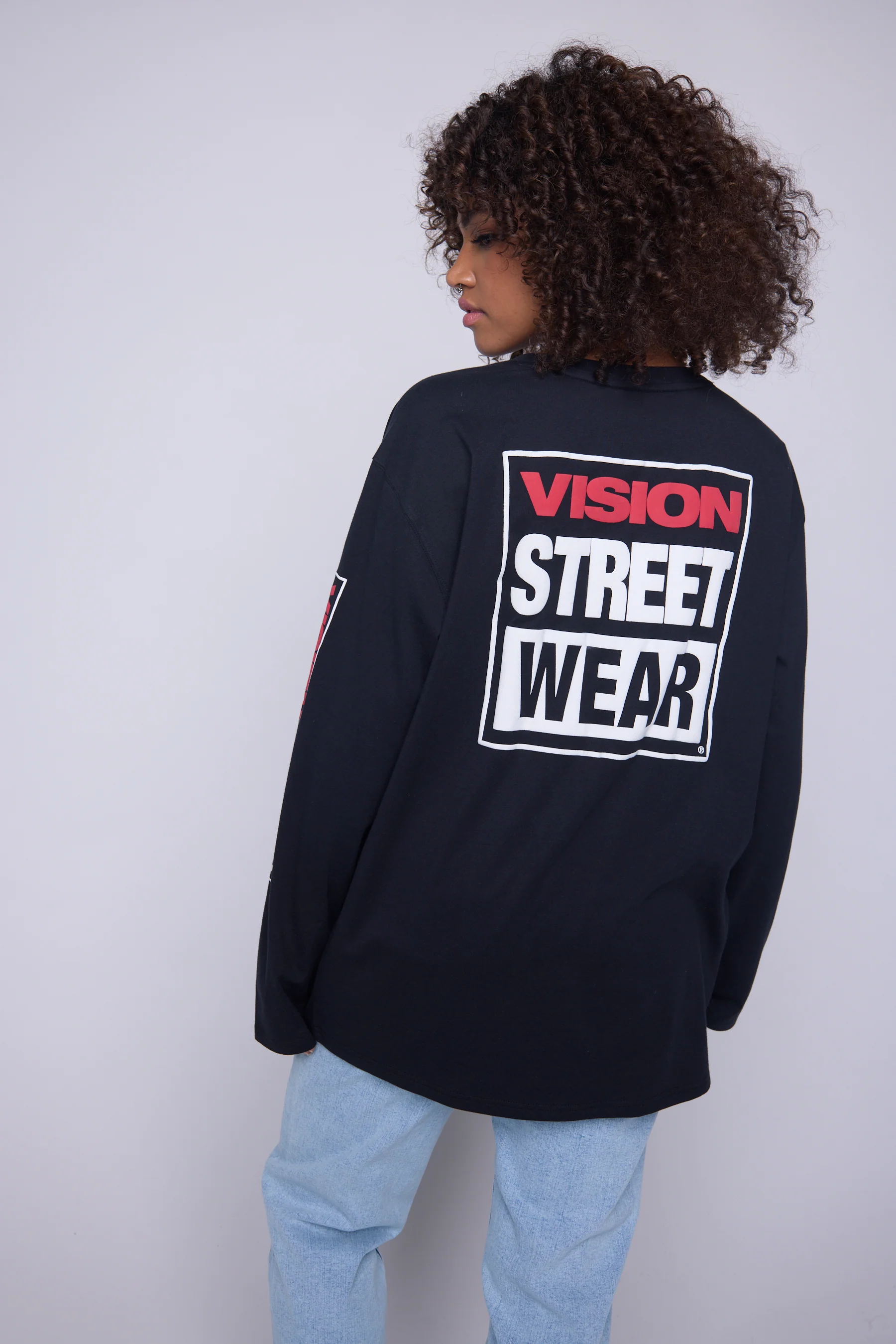 Puffy Print T-Shirt - Black - Image 2