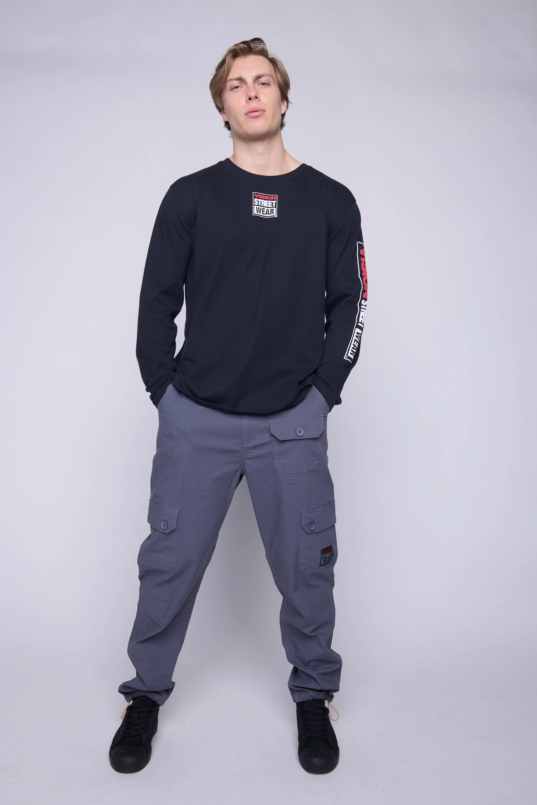 Puffy Print T-Shirt - Black - Image 6