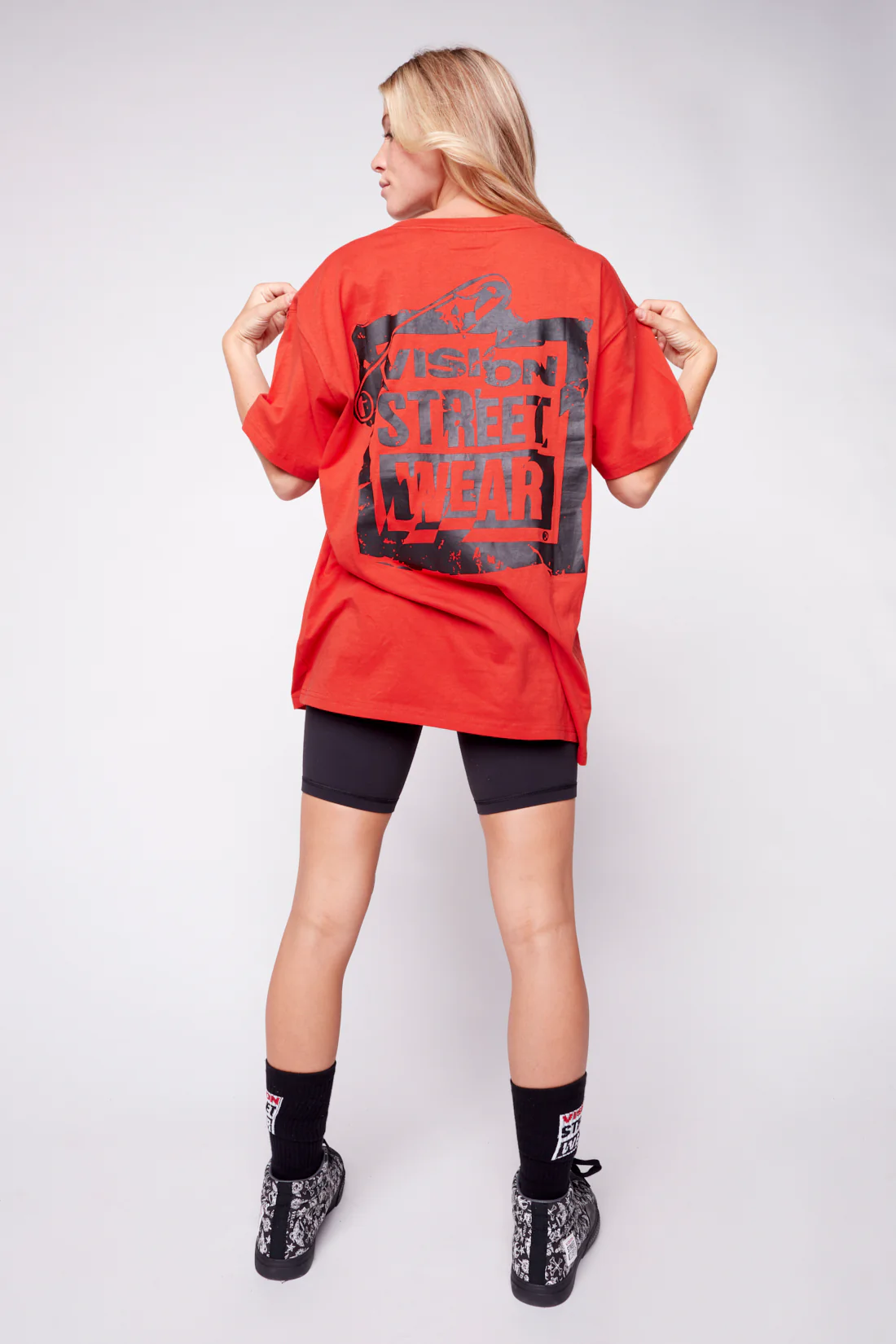 Safety Pin Logo T-Shirt - Red - Image 2