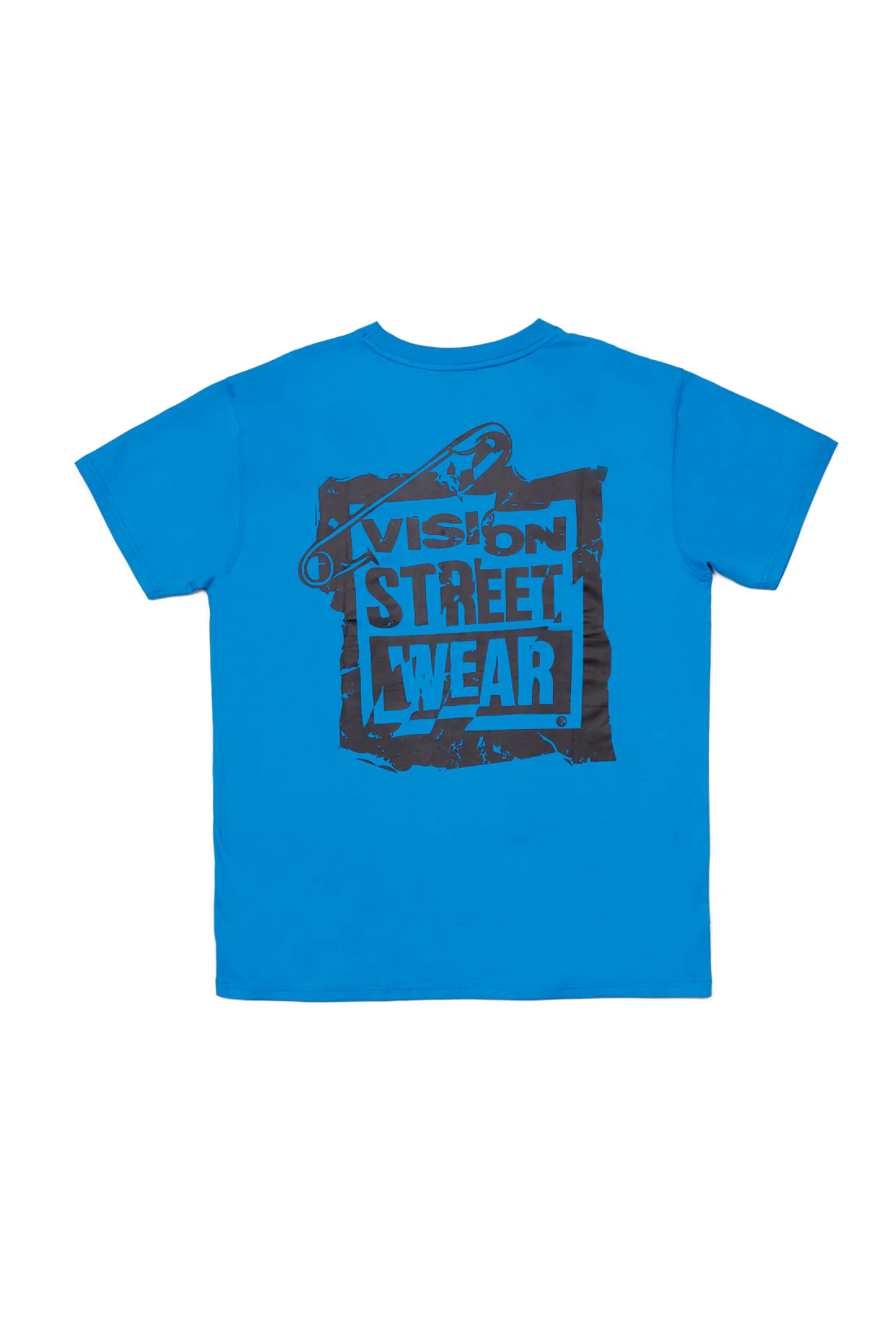 Safety Pin Logo T-Shirt - Blue - Image 8