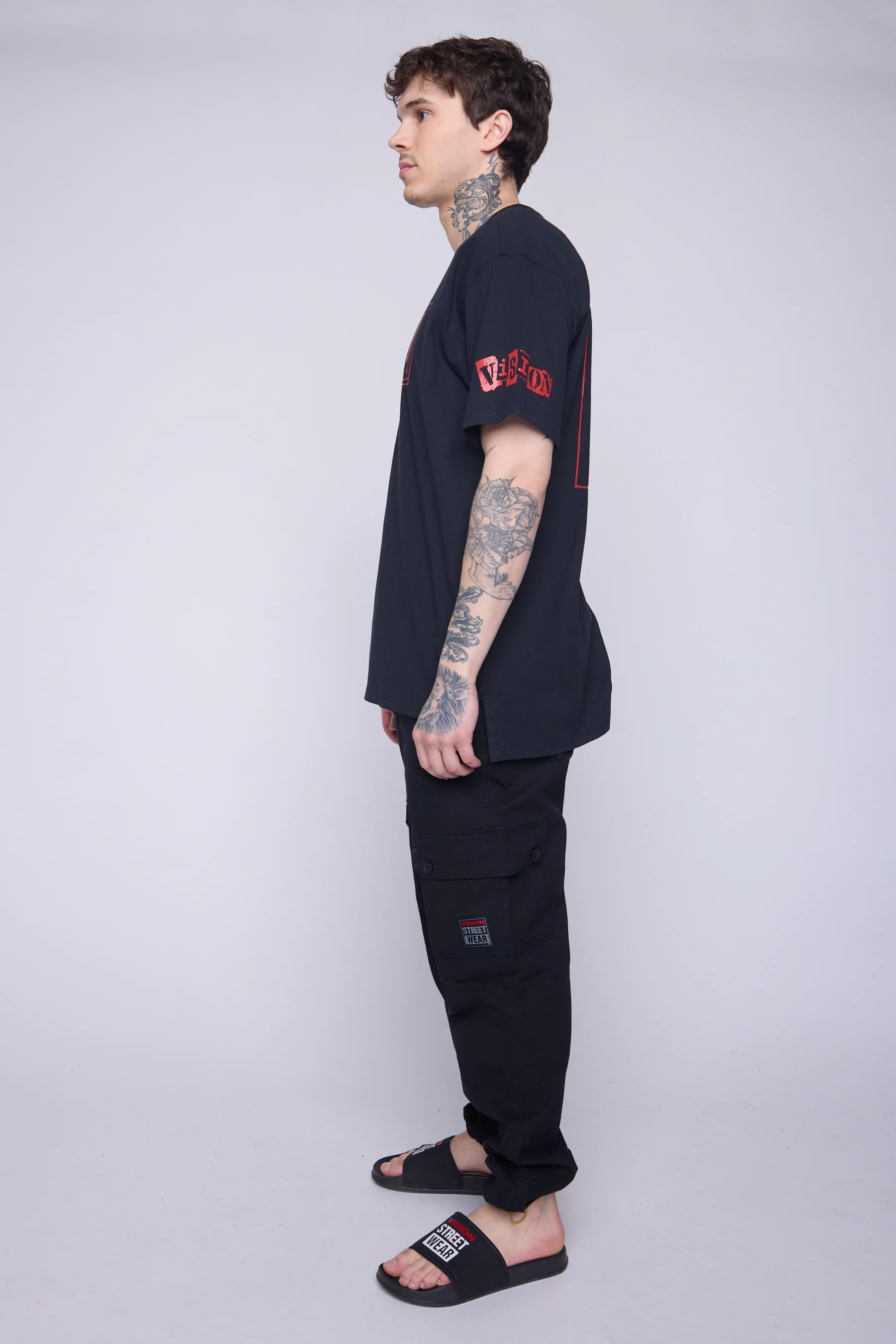 Spiral Box T-Shirt - Black - Image 5